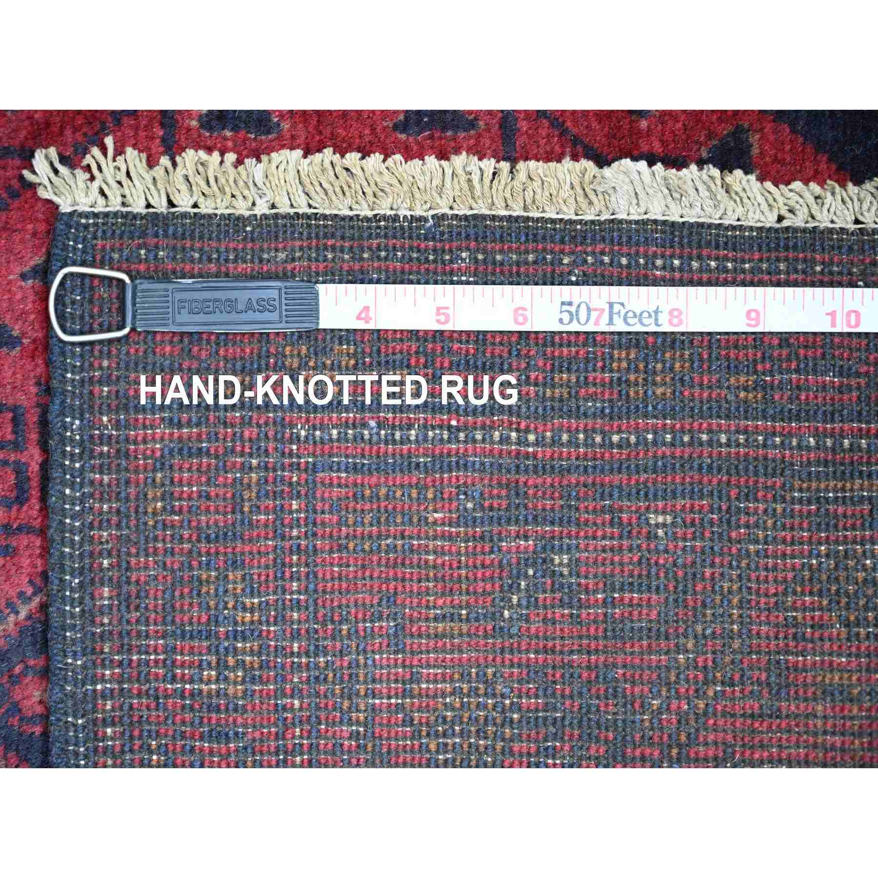 Tribal-Geometric-Hand-Knotted-Rug-103555