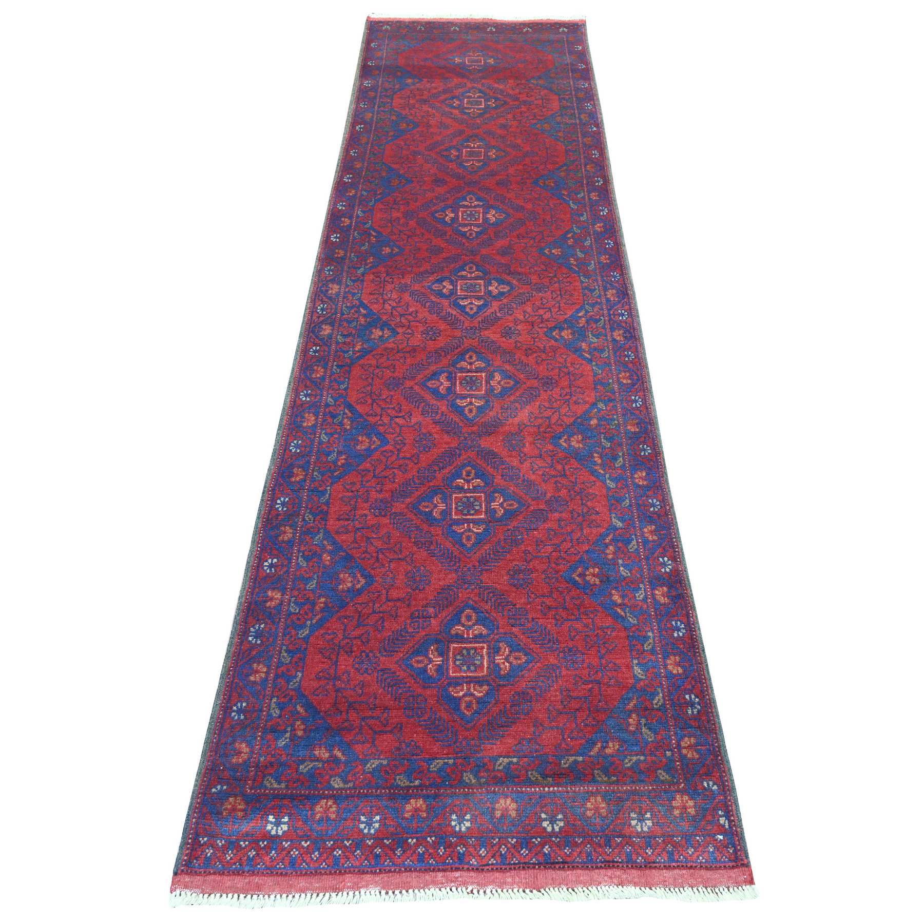 Tribal-Geometric-Hand-Knotted-Rug-103580