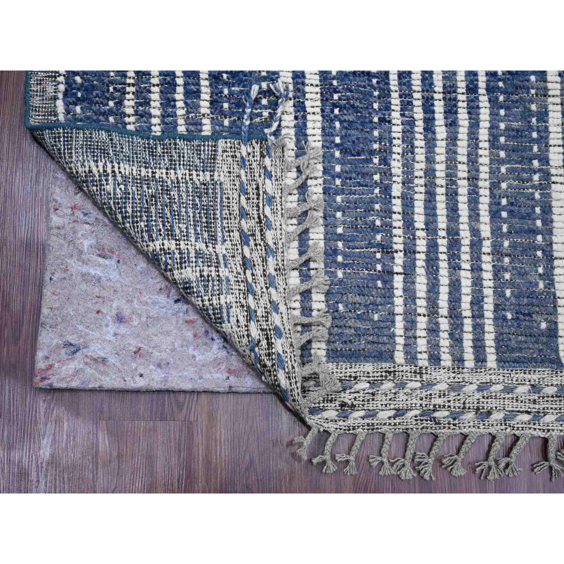 Tribal-Geometric-Hand-Knotted-Rug-103705