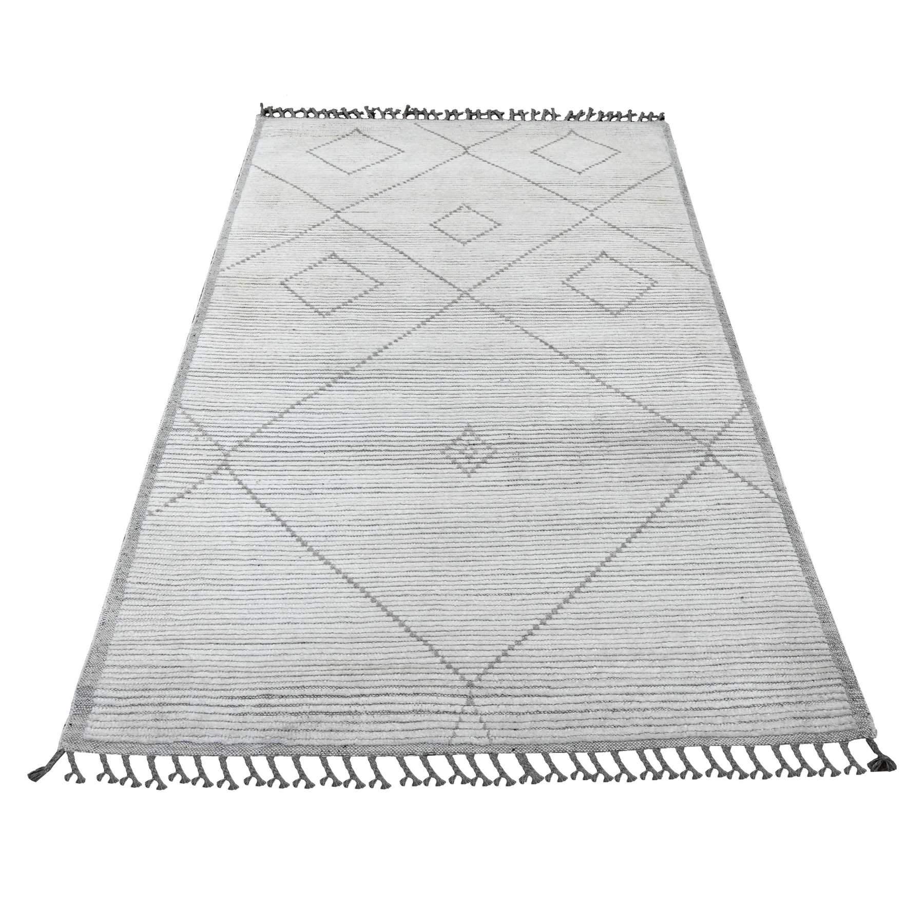 Tribal-Geometric-Hand-Knotted-Rug-103720