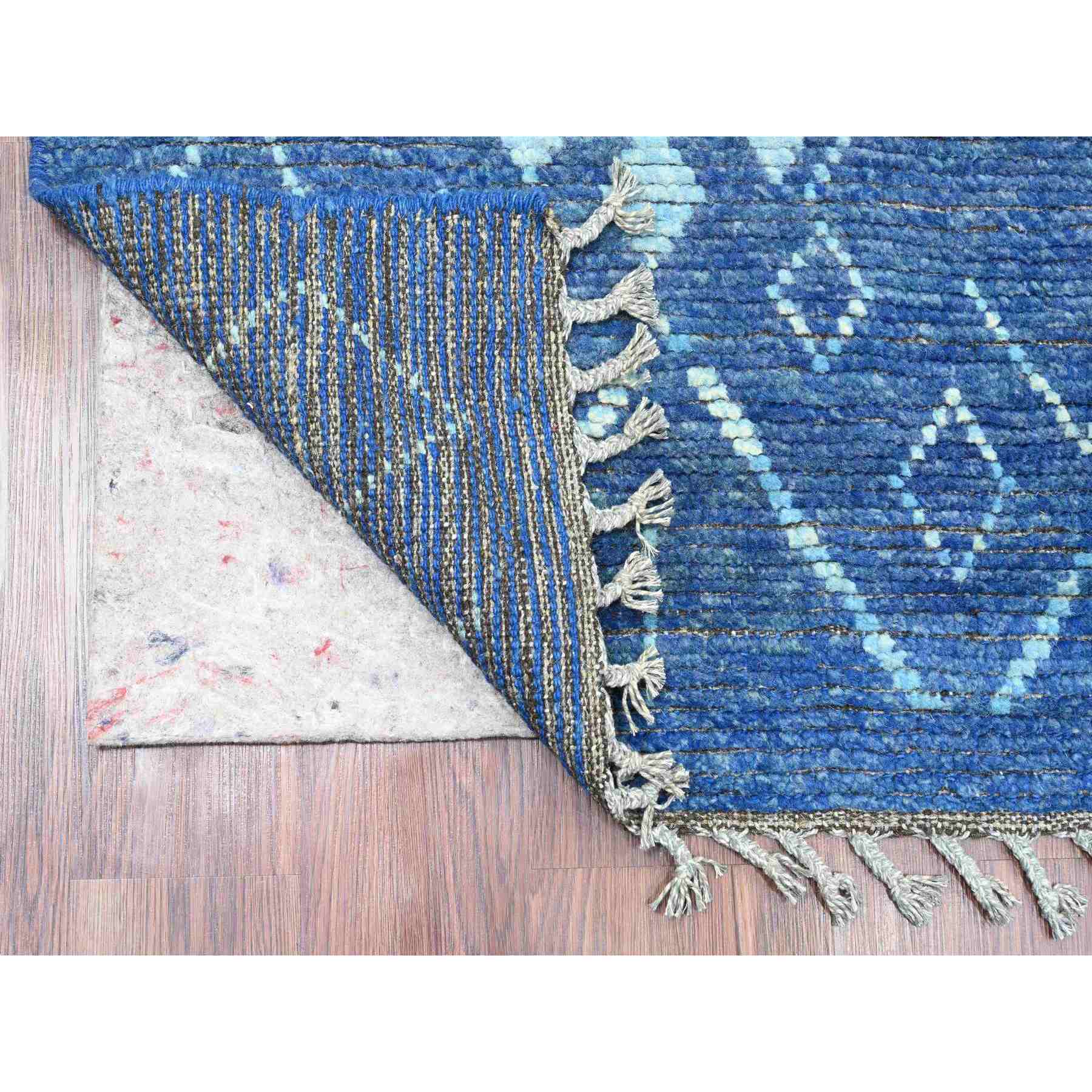 Tribal-Geometric-Hand-Knotted-Rug-103730