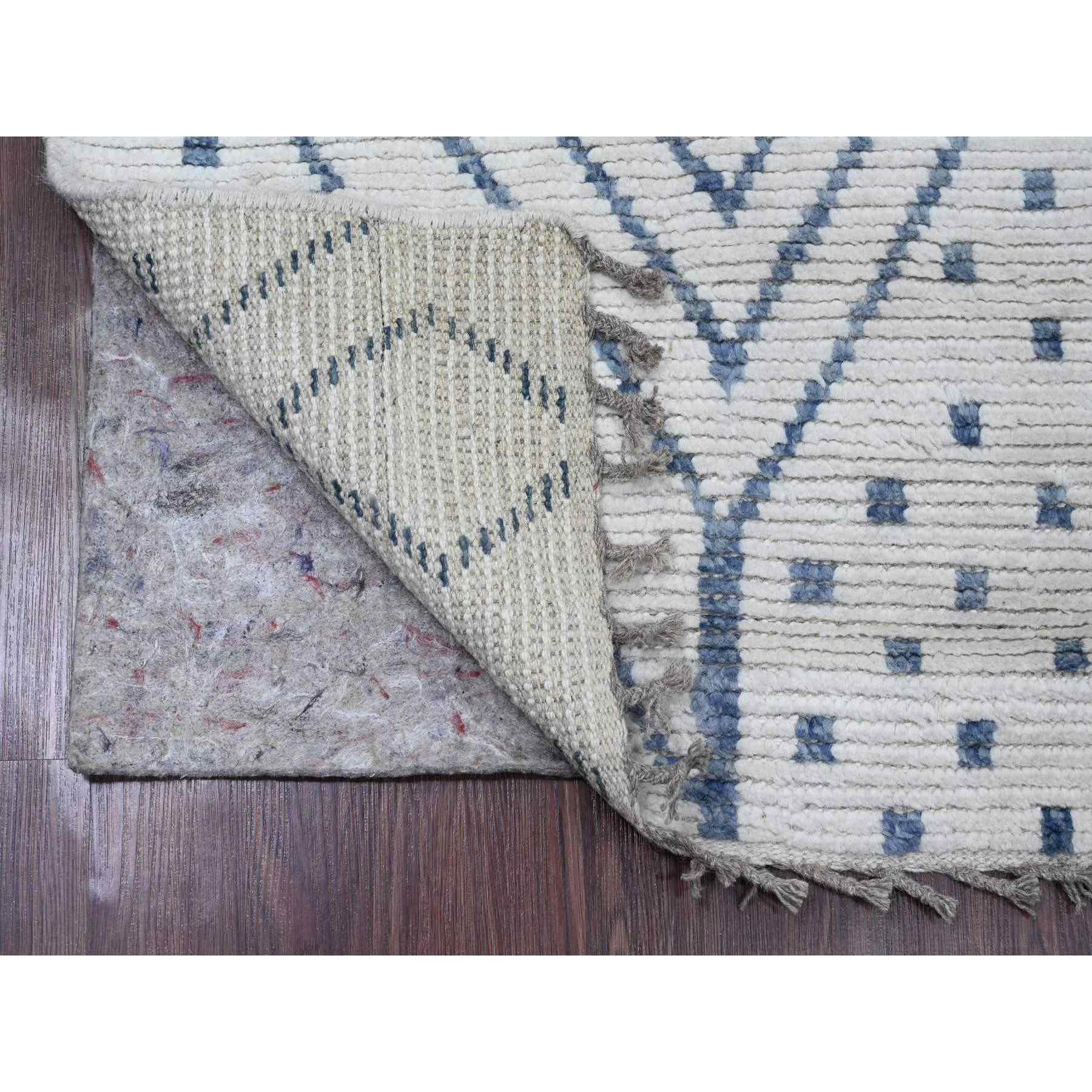 Tribal-Geometric-Hand-Knotted-Rug-103740
