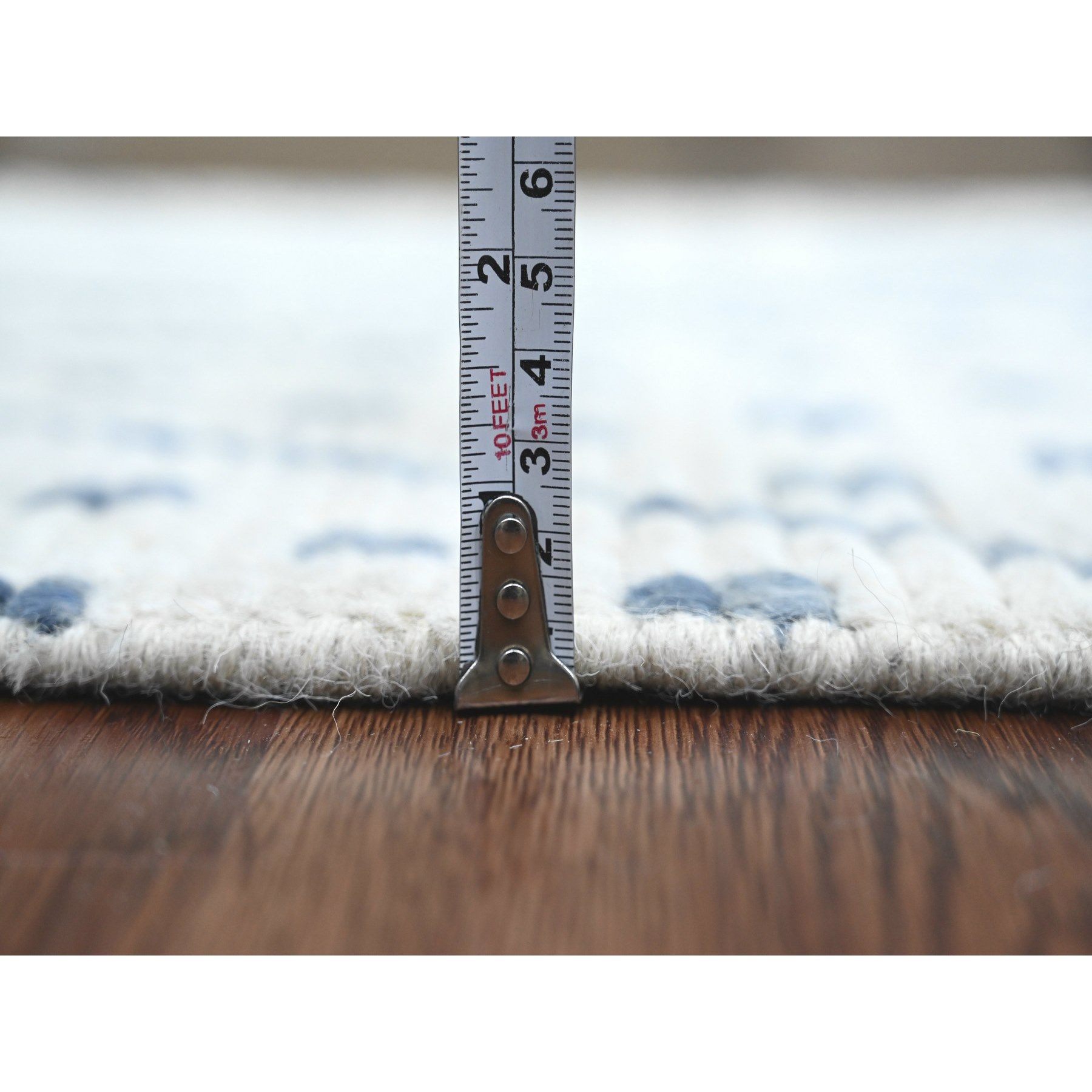 Tribal-Geometric-Hand-Knotted-Rug-103740