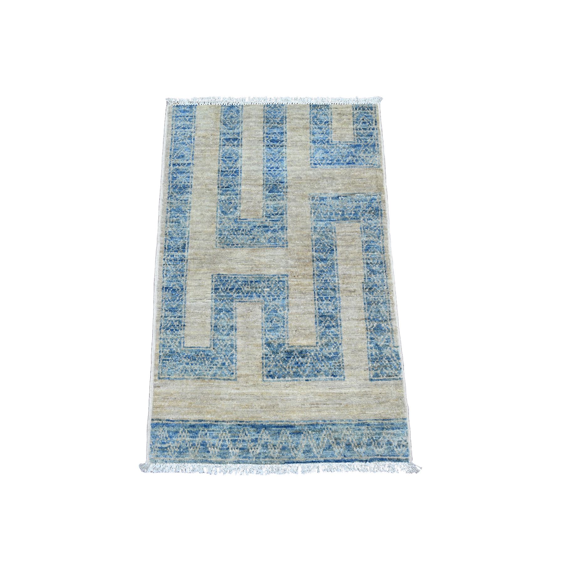 Tribal-Geometric-Hand-Knotted-Rug-104120