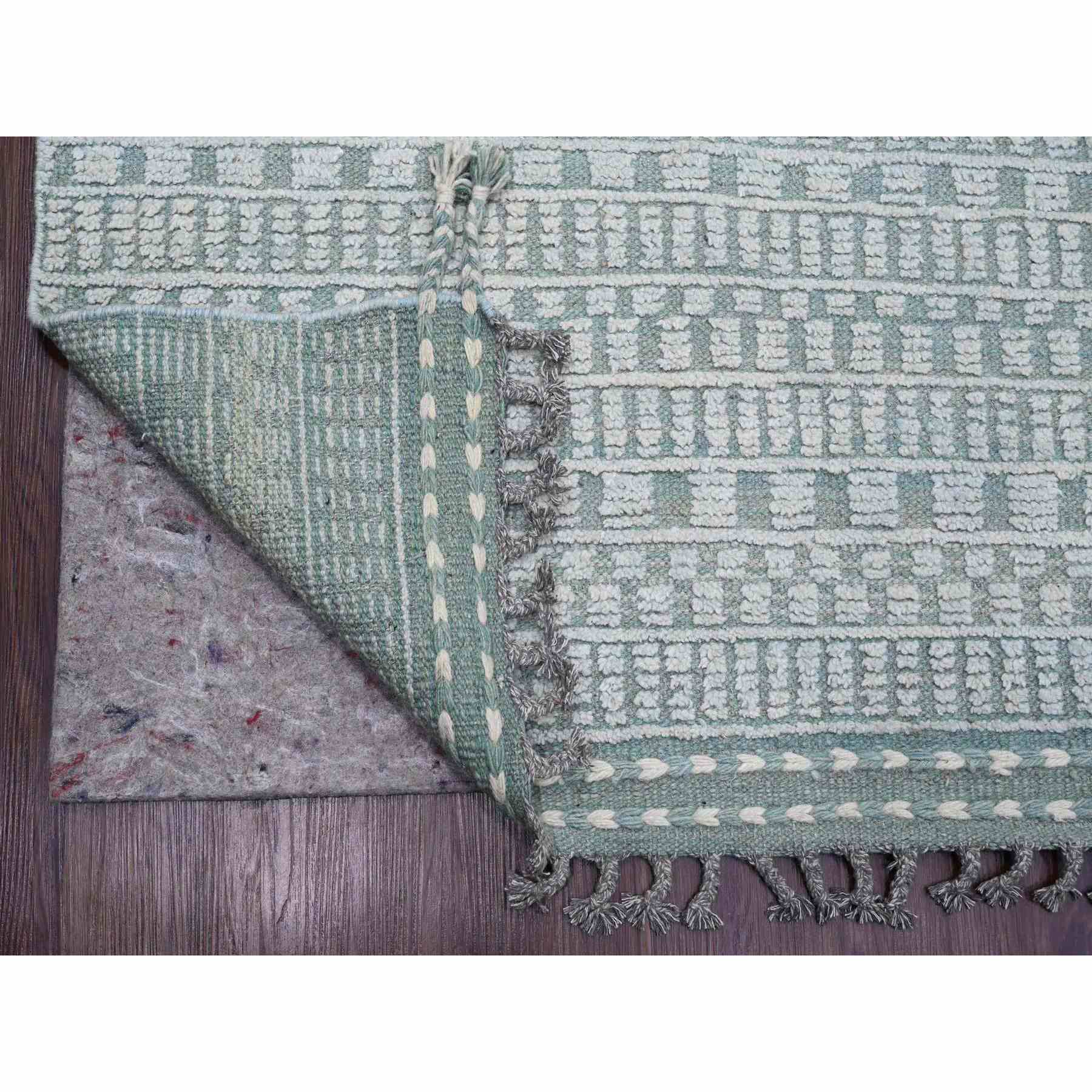 Tribal-Geometric-Hand-Knotted-Rug-104150