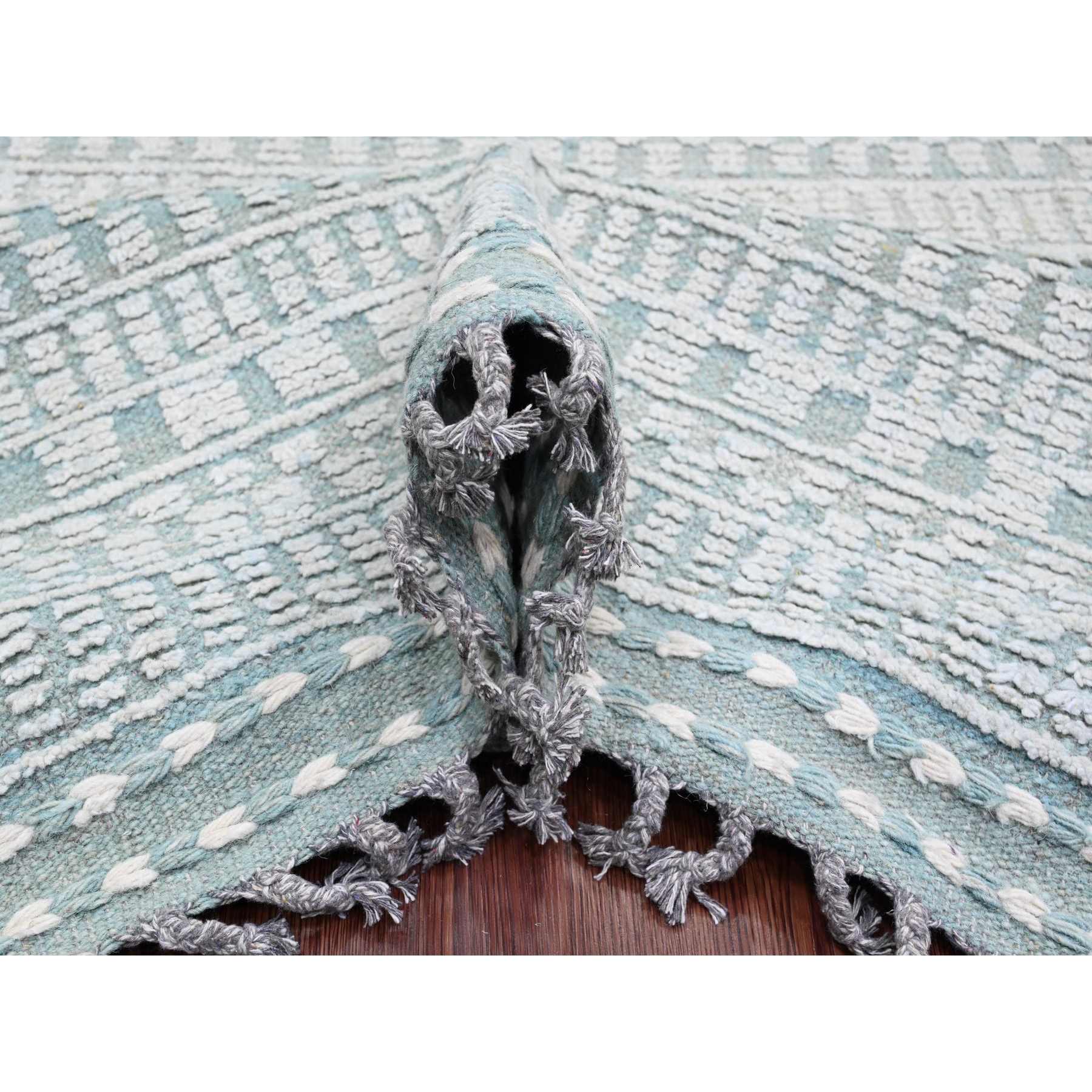 Tribal-Geometric-Hand-Knotted-Rug-104150