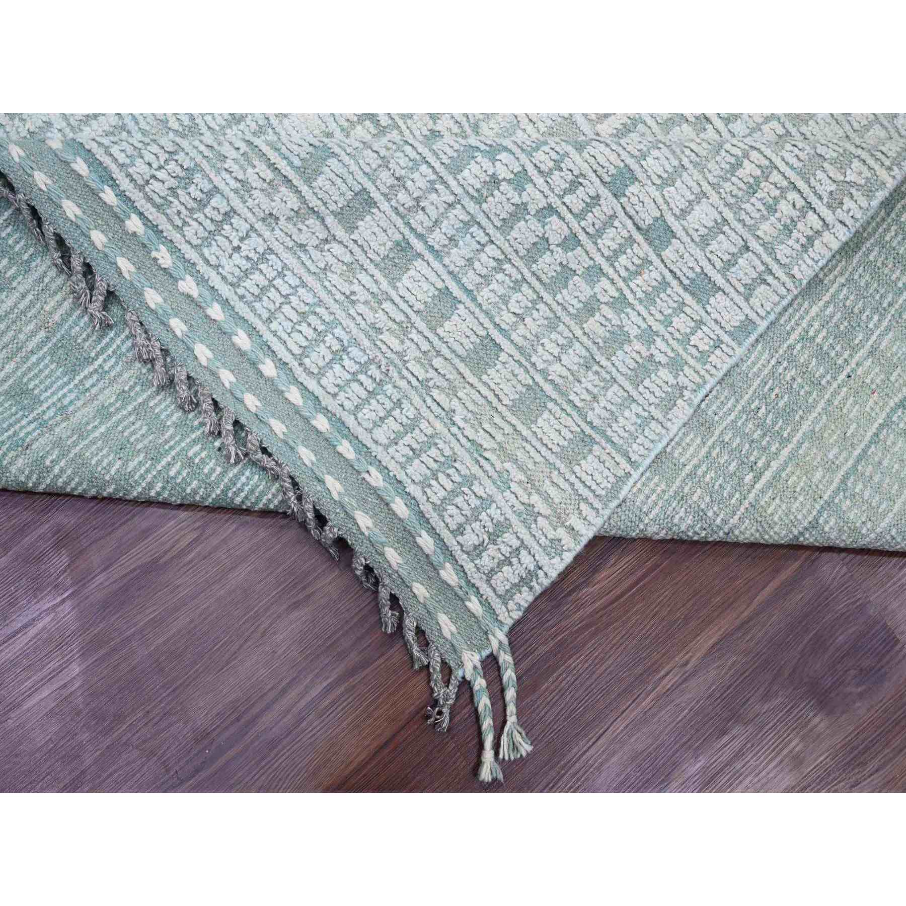 Tribal-Geometric-Hand-Knotted-Rug-104150