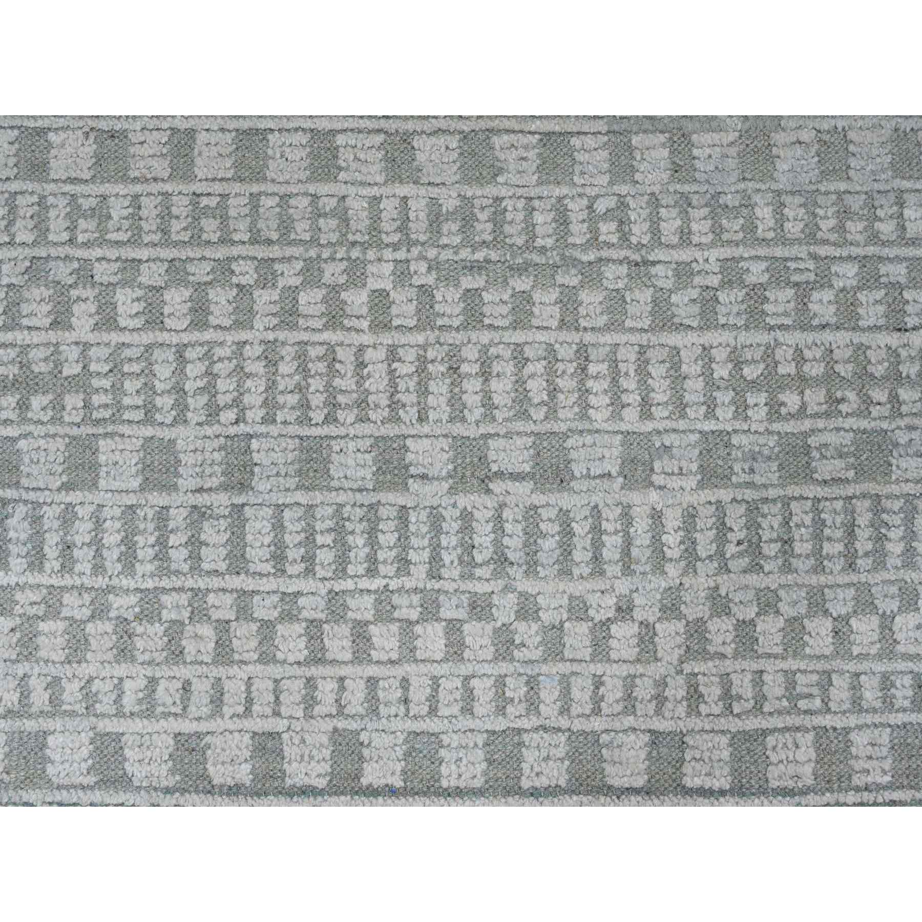 Tribal-Geometric-Hand-Knotted-Rug-104150