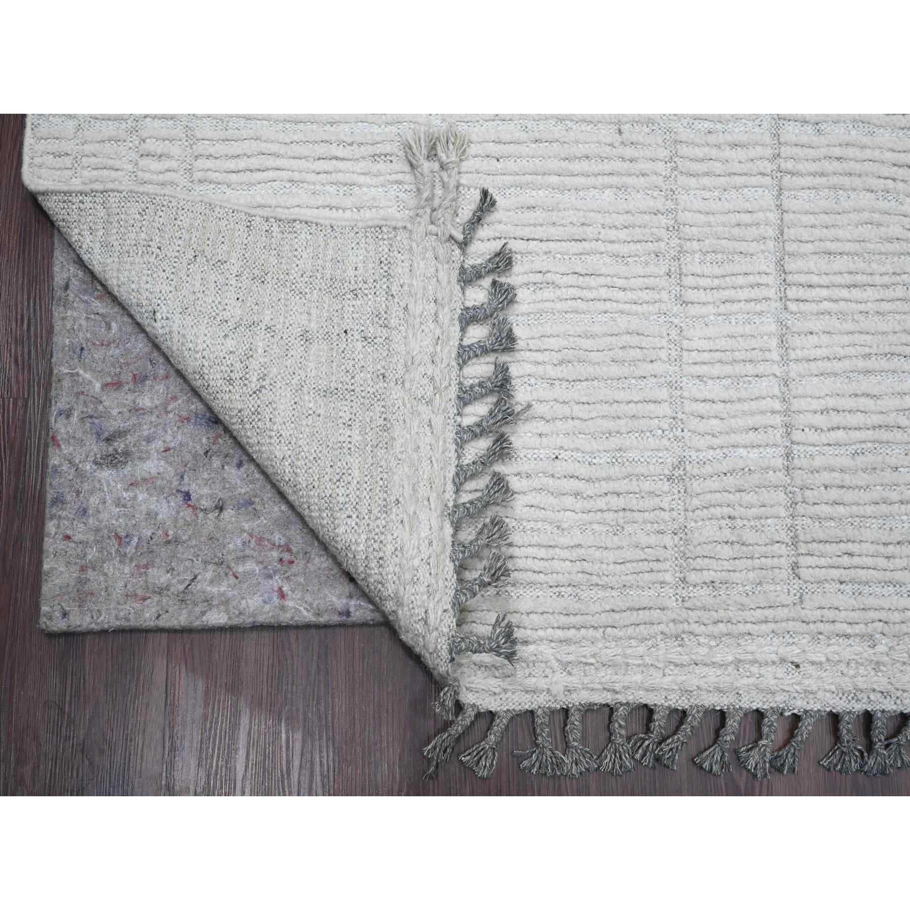 Tribal-Geometric-Hand-Knotted-Rug-104155