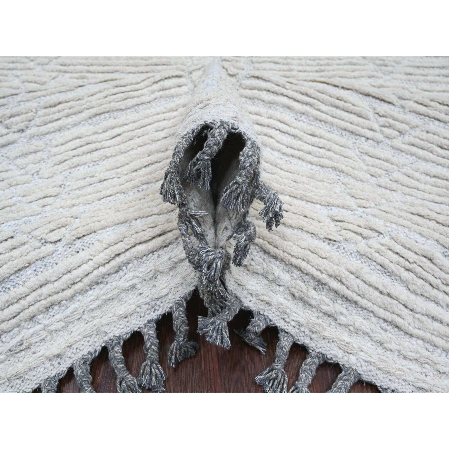 Tribal-Geometric-Hand-Knotted-Rug-104155