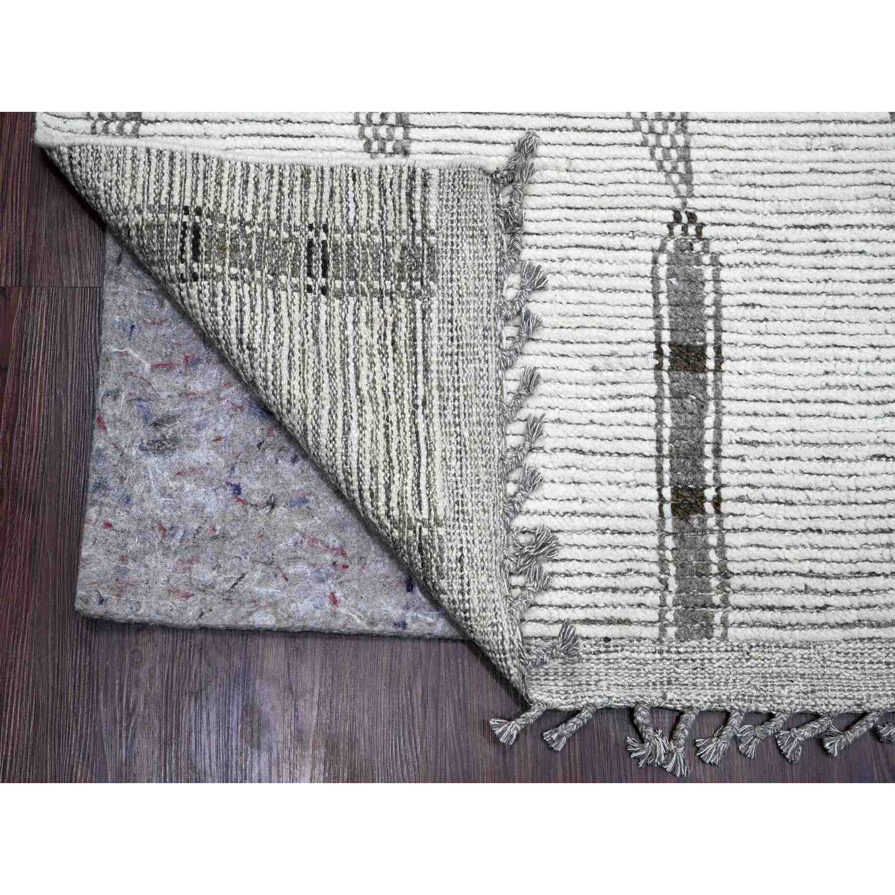 Tribal-Geometric-Hand-Knotted-Rug-104160
