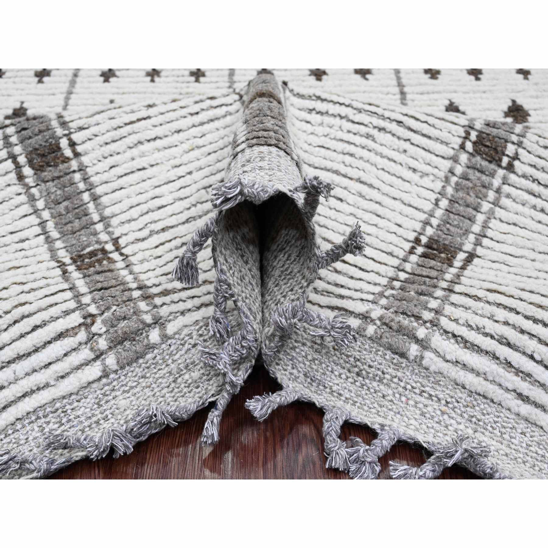 Tribal-Geometric-Hand-Knotted-Rug-104160