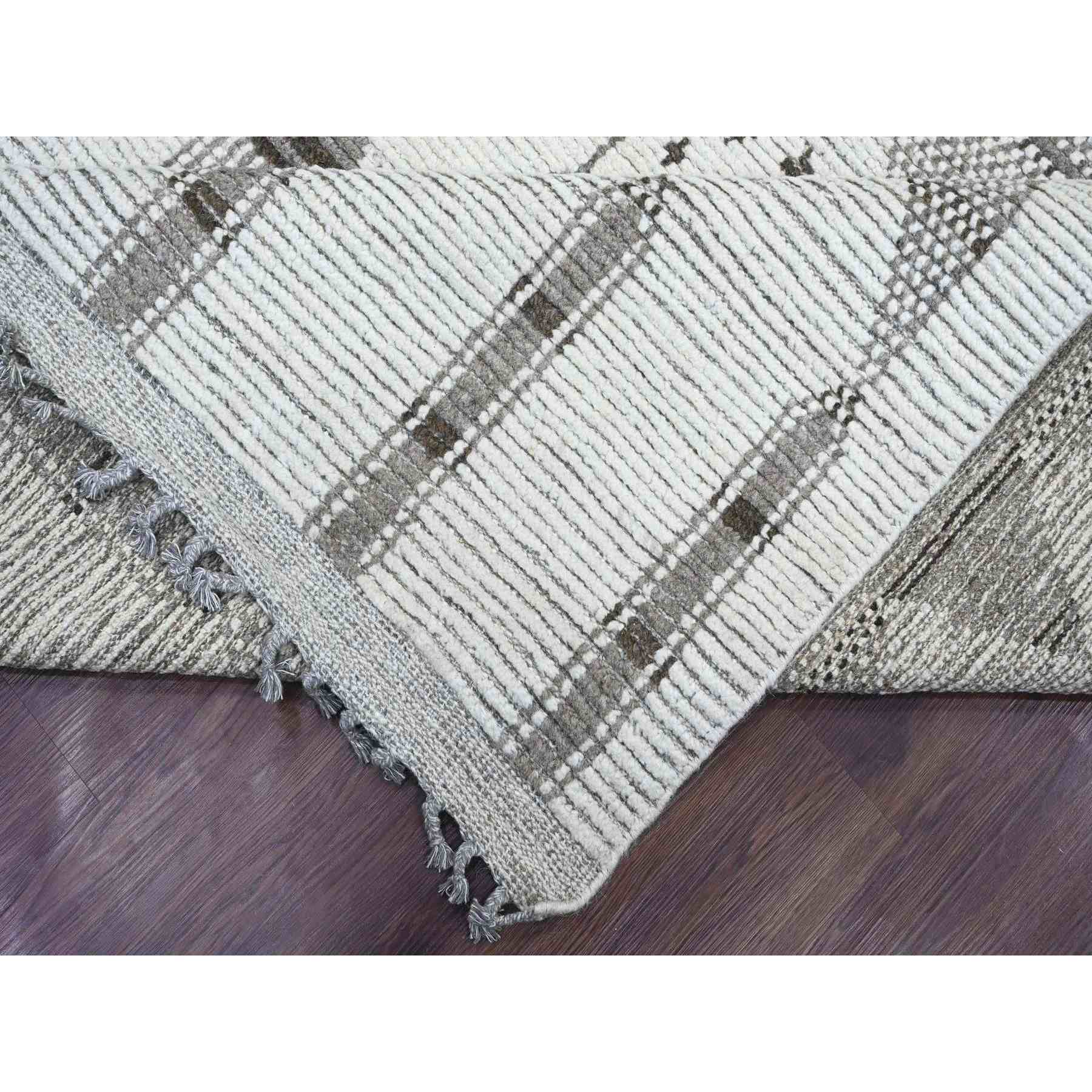 Tribal-Geometric-Hand-Knotted-Rug-104160