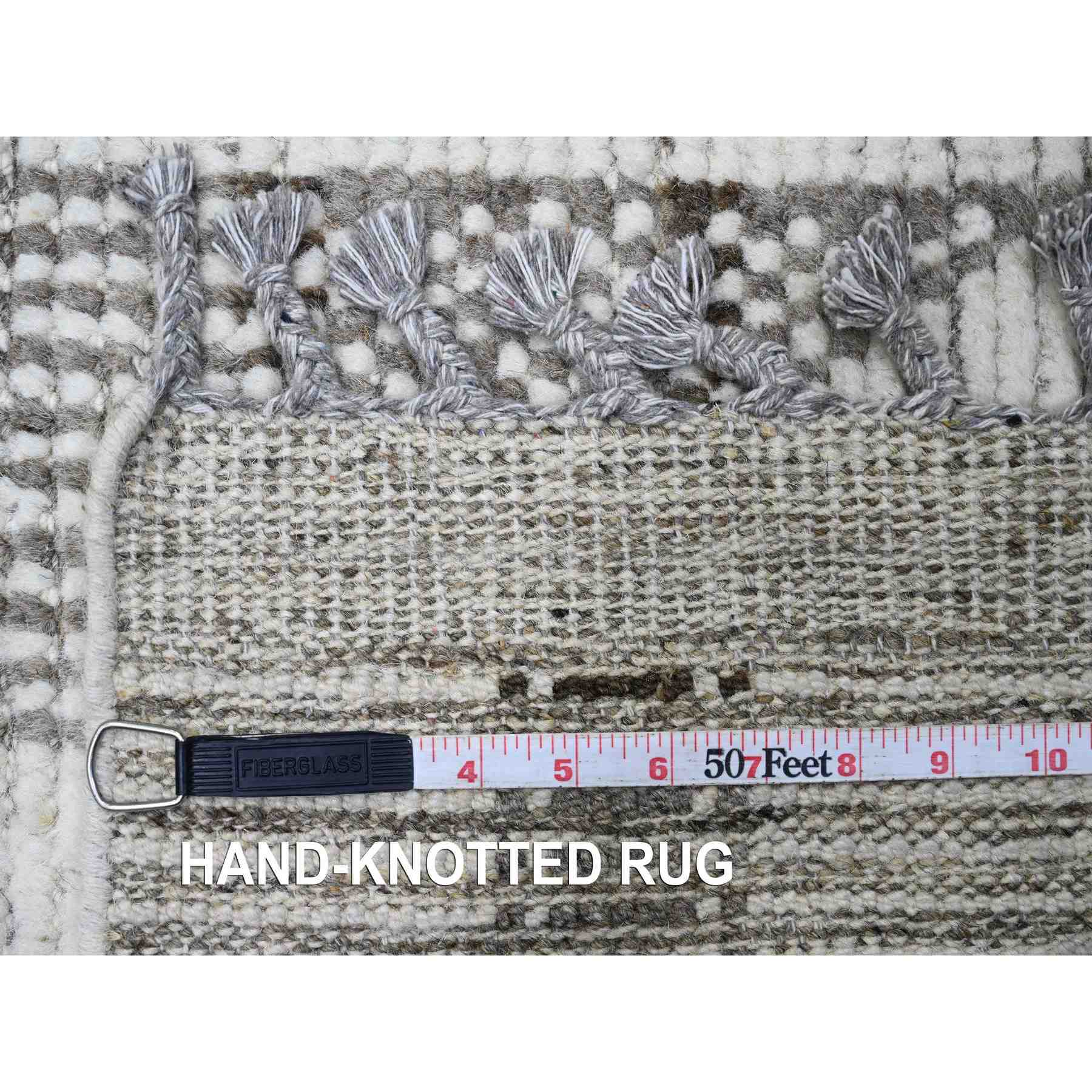 Tribal-Geometric-Hand-Knotted-Rug-104160