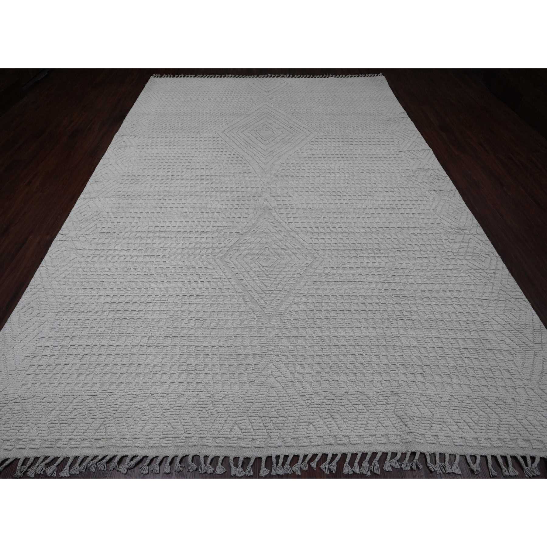 Tribal-Geometric-Hand-Knotted-Rug-104165