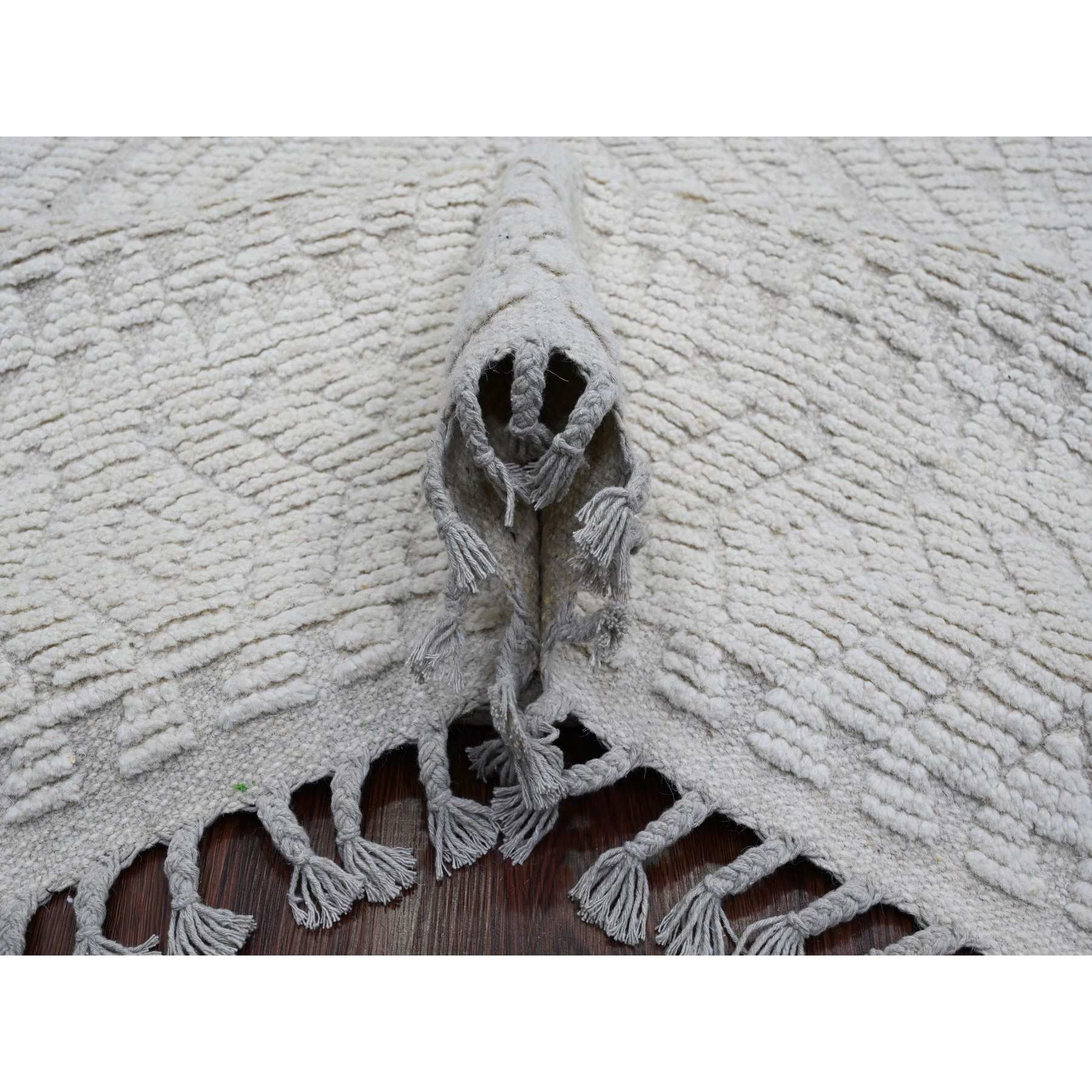 Tribal-Geometric-Hand-Knotted-Rug-104165