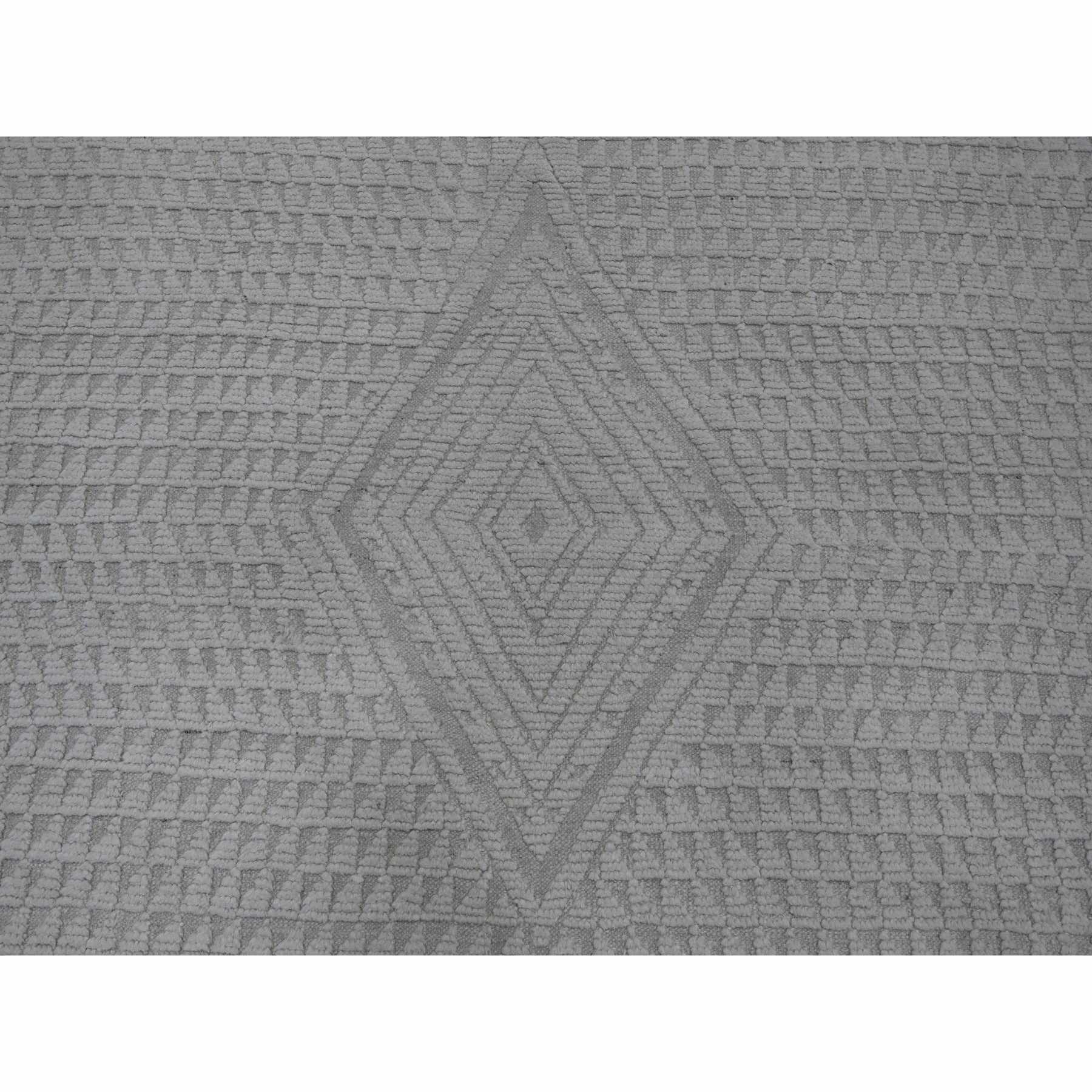 Tribal-Geometric-Hand-Knotted-Rug-104165