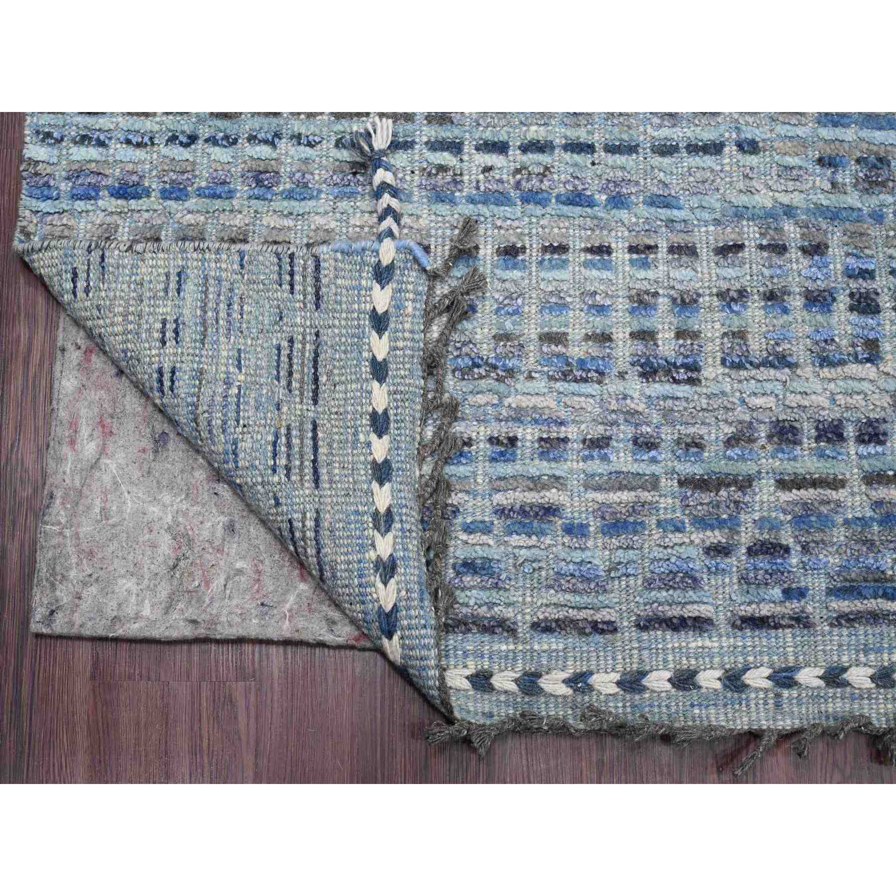 Tribal-Geometric-Hand-Knotted-Rug-104170