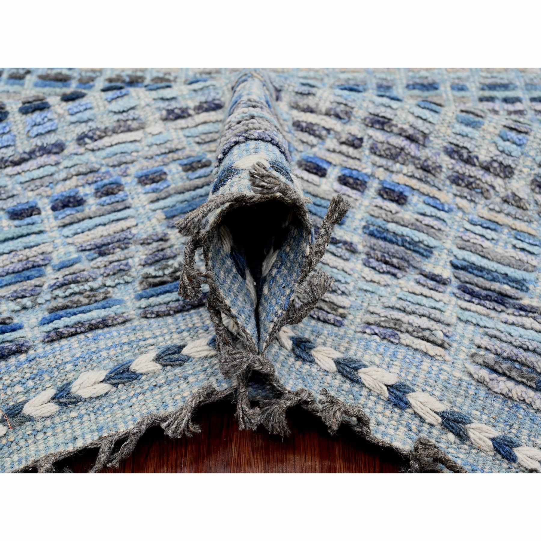 Tribal-Geometric-Hand-Knotted-Rug-104170