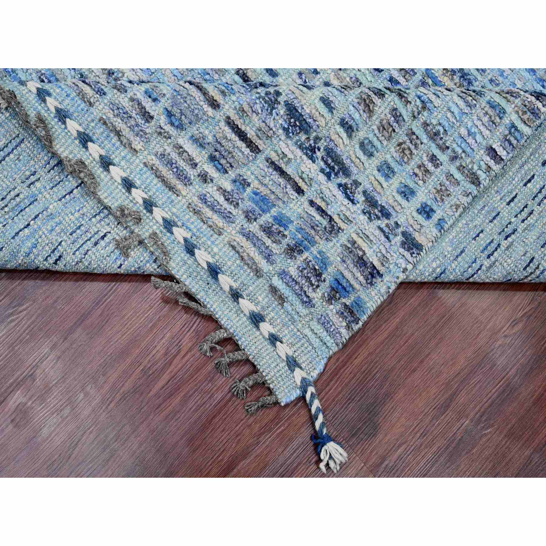 Tribal-Geometric-Hand-Knotted-Rug-104170