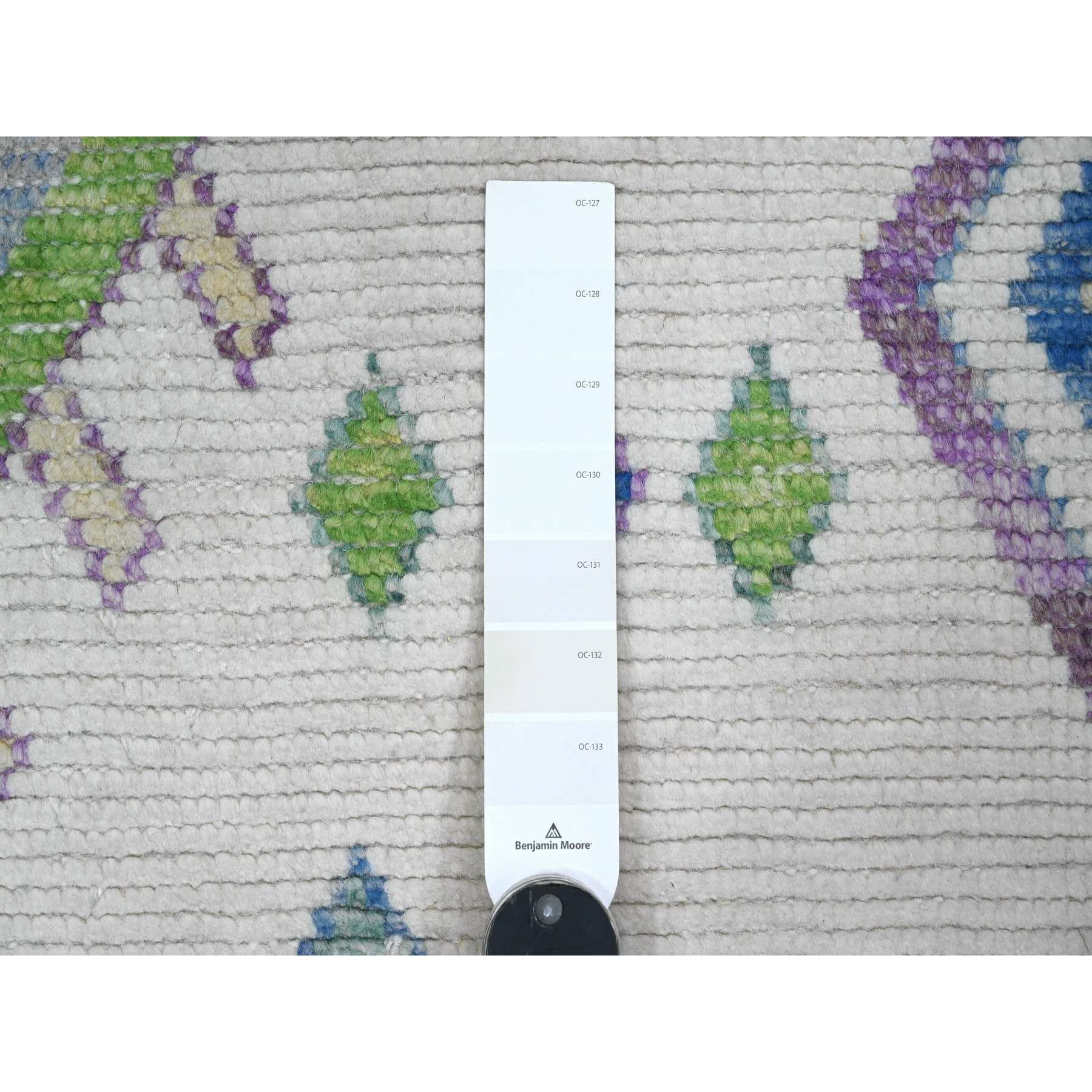 Tribal-Geometric-Hand-Knotted-Rug-104180