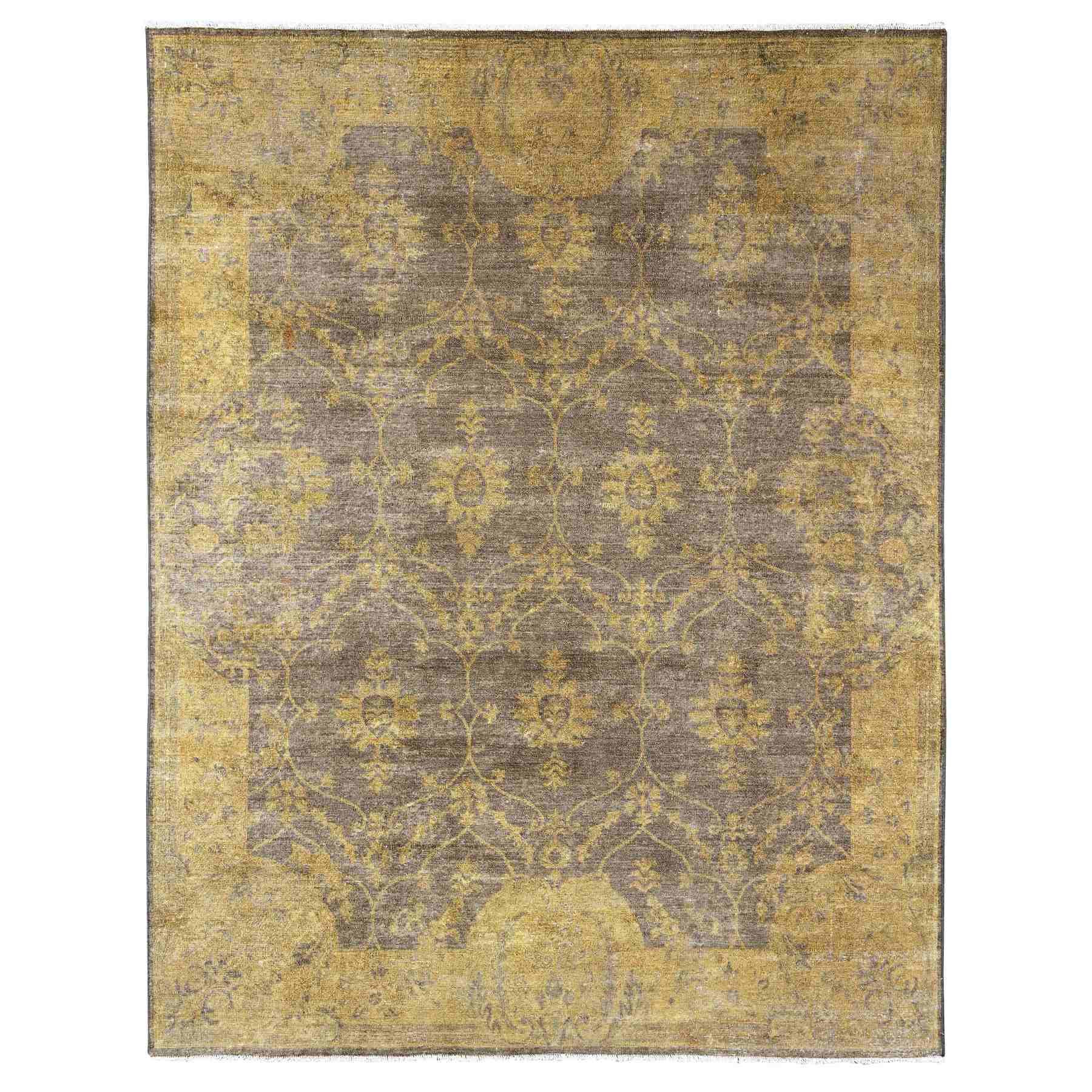 Tribal-Geometric-Hand-Knotted-Rug-104190