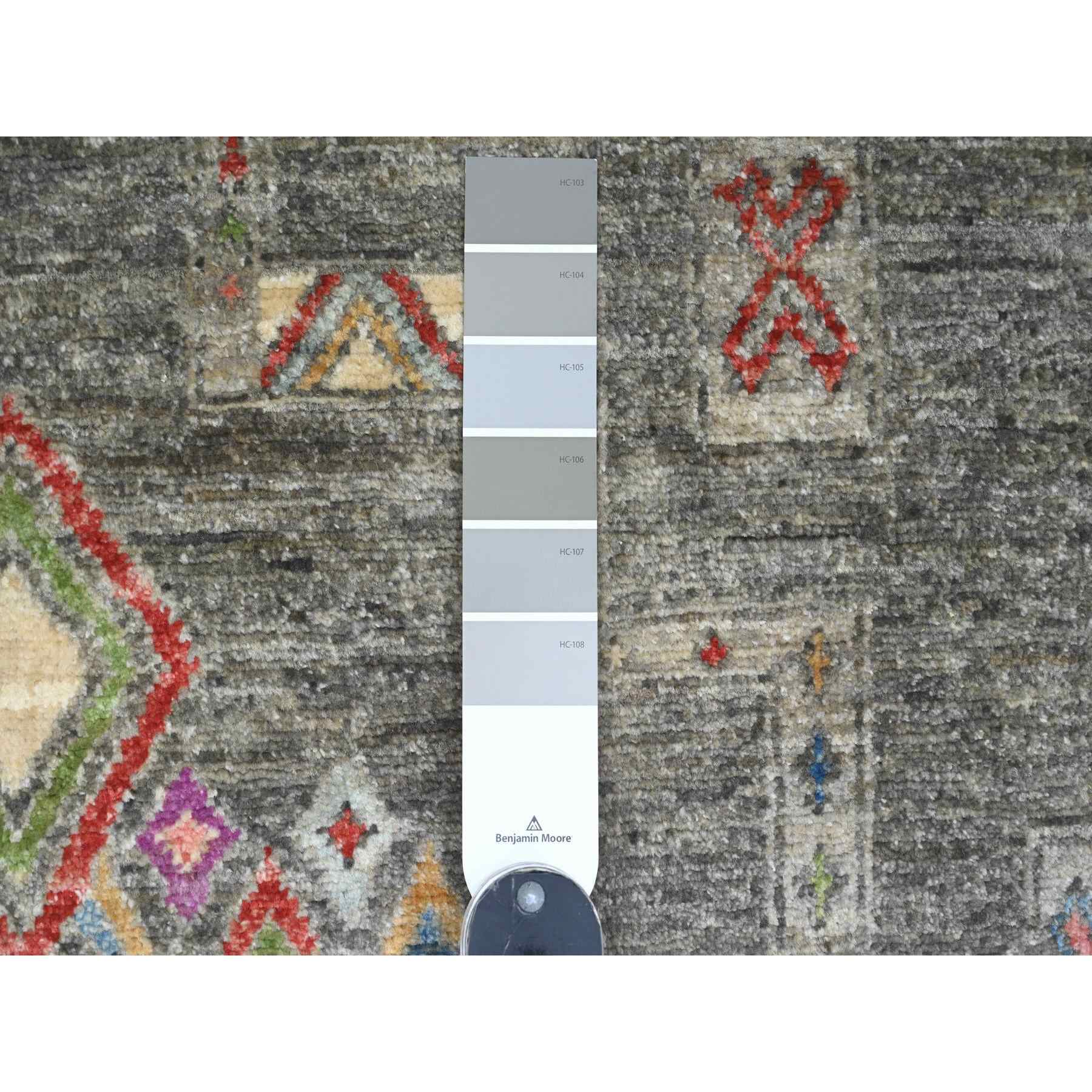 Tribal-Geometric-Hand-Knotted-Rug-104240