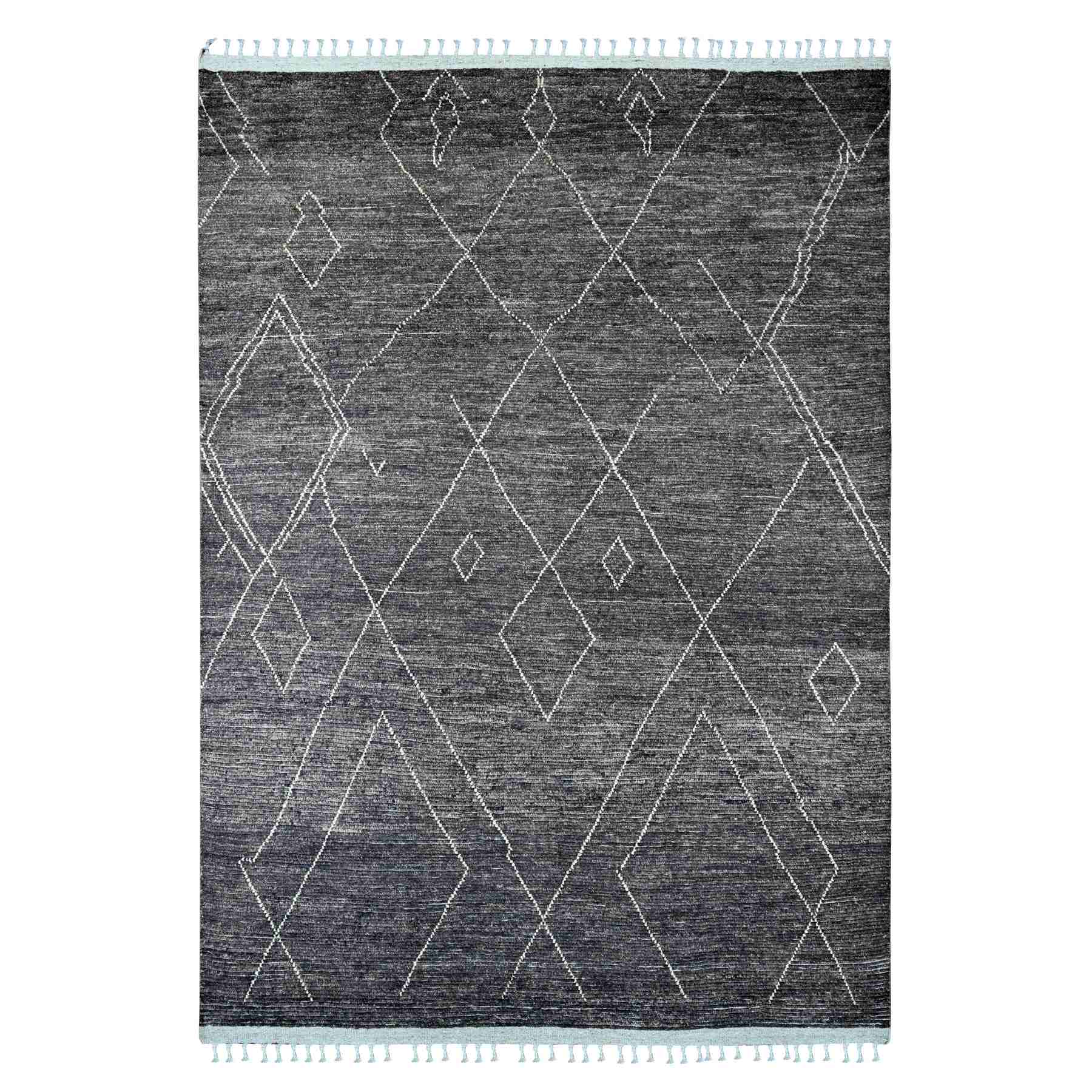 Tribal-Geometric-Hand-Knotted-Rug-104475