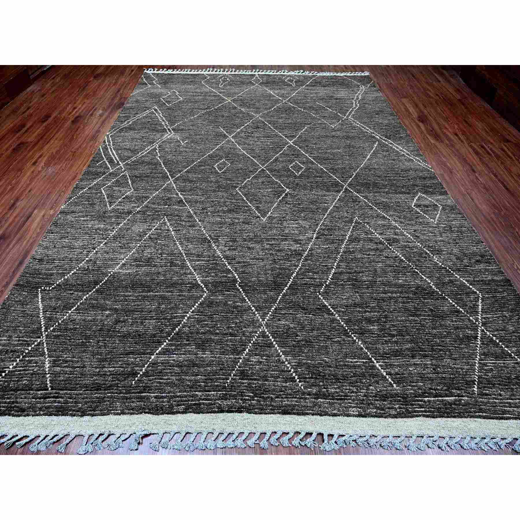 Tribal-Geometric-Hand-Knotted-Rug-104475