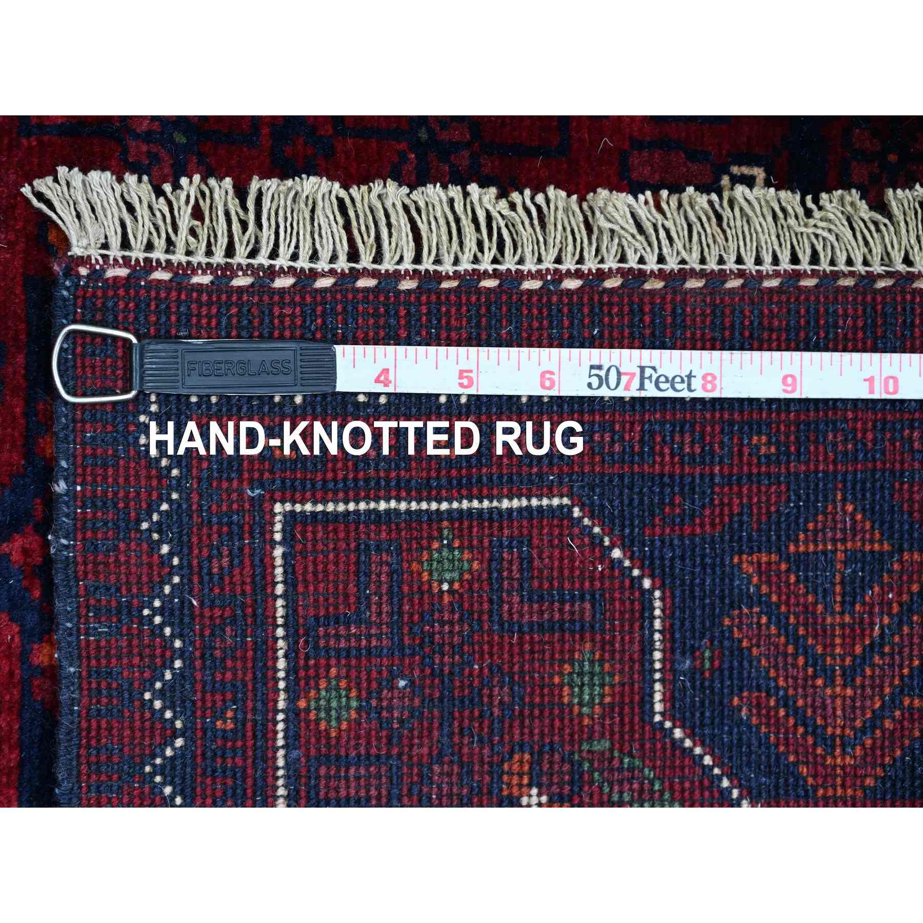 Tribal-Geometric-Hand-Knotted-Rug-104485