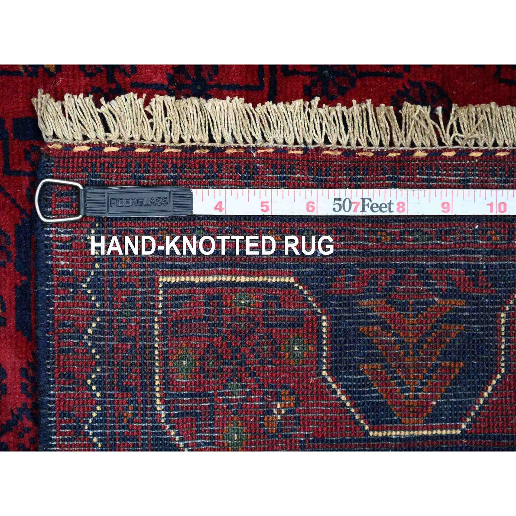 Tribal-Geometric-Hand-Knotted-Rug-104505