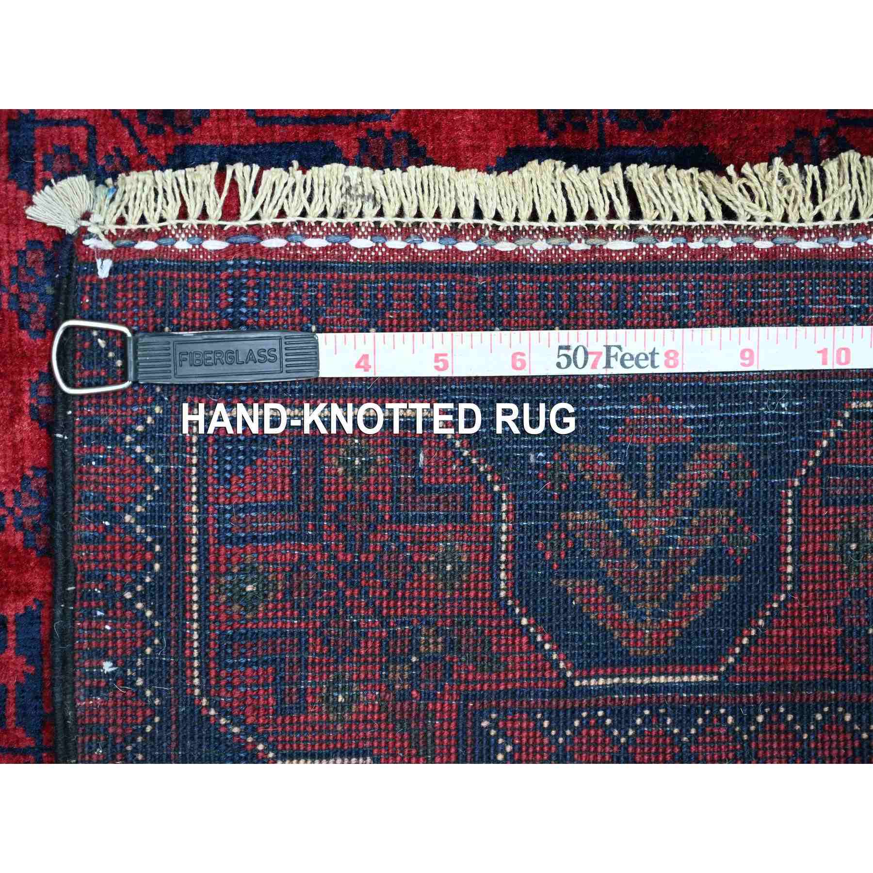 Tribal-Geometric-Hand-Knotted-Rug-104545