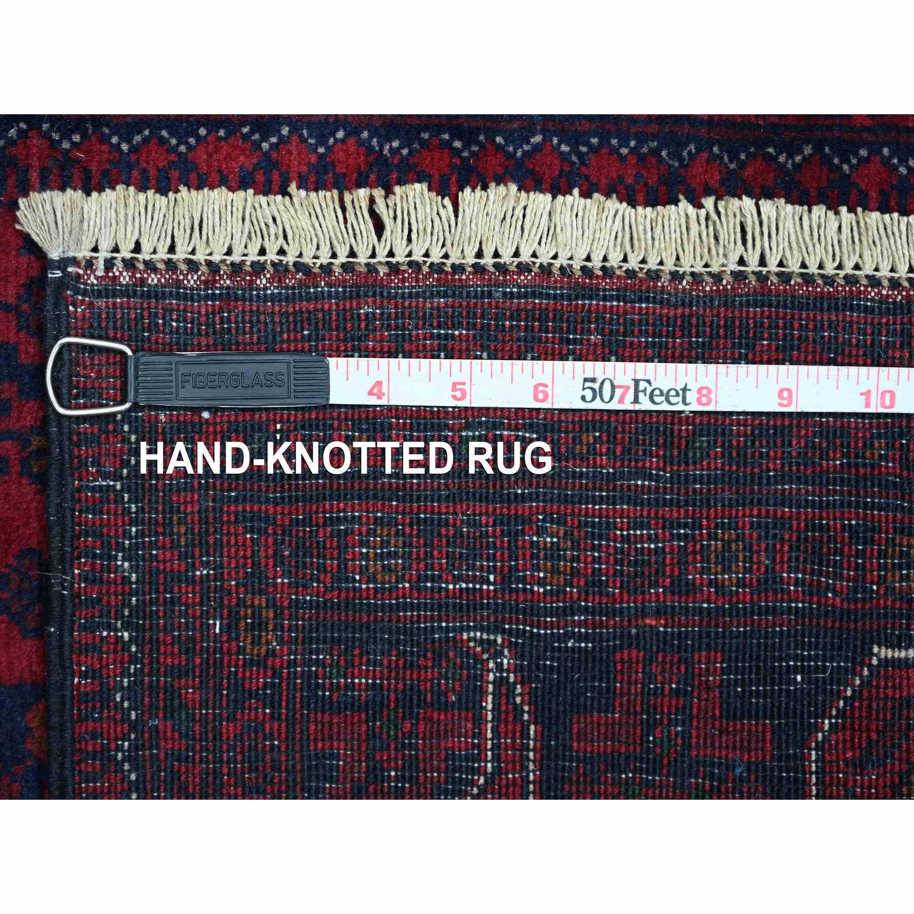 Tribal-Geometric-Hand-Knotted-Rug-104555