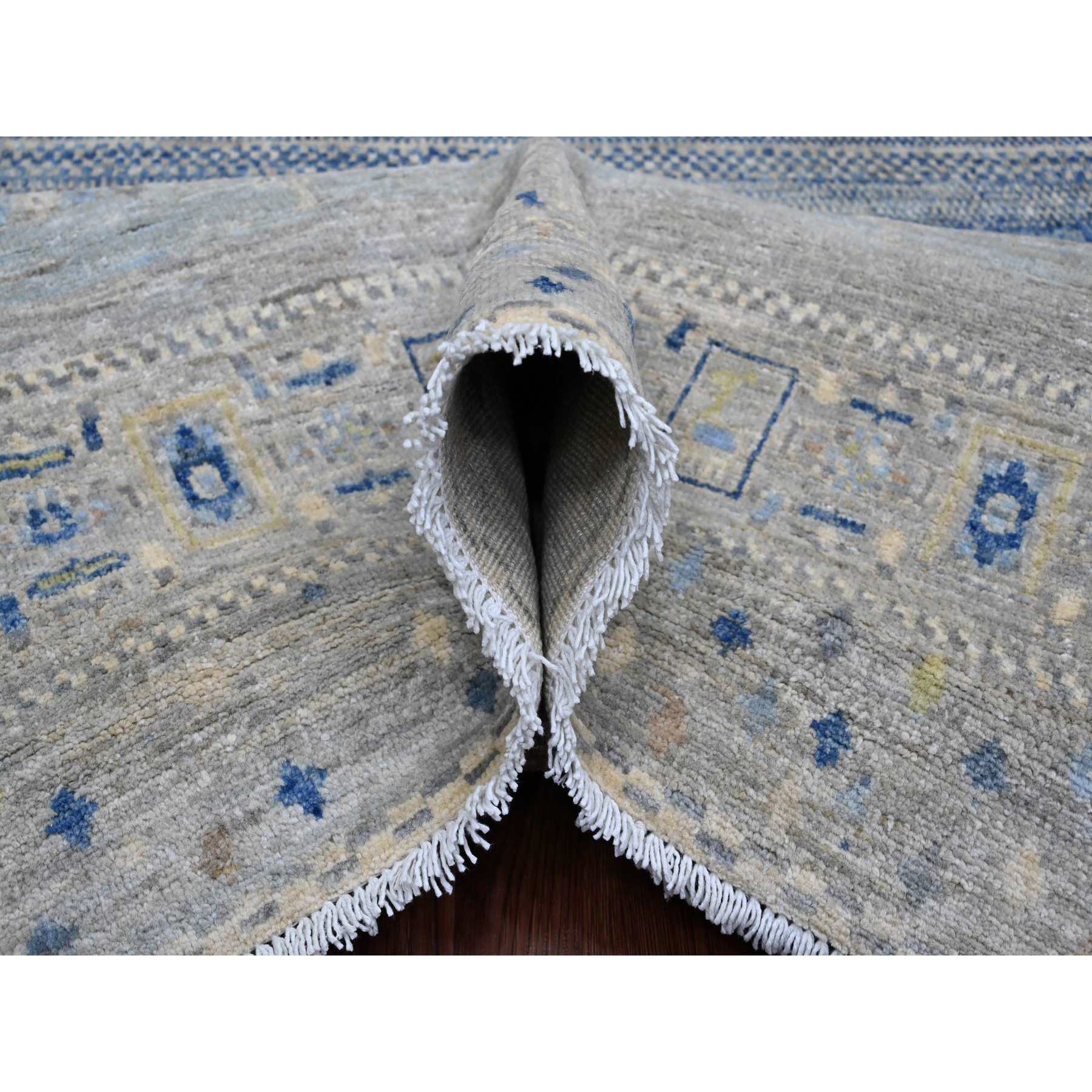 Tribal-Geometric-Hand-Knotted-Rug-104575