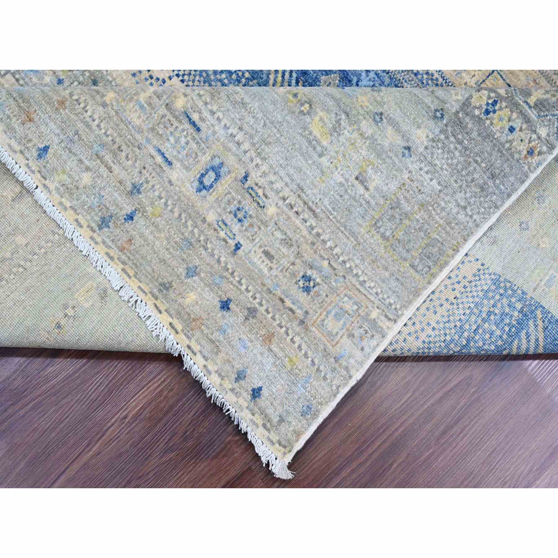 Tribal-Geometric-Hand-Knotted-Rug-104575