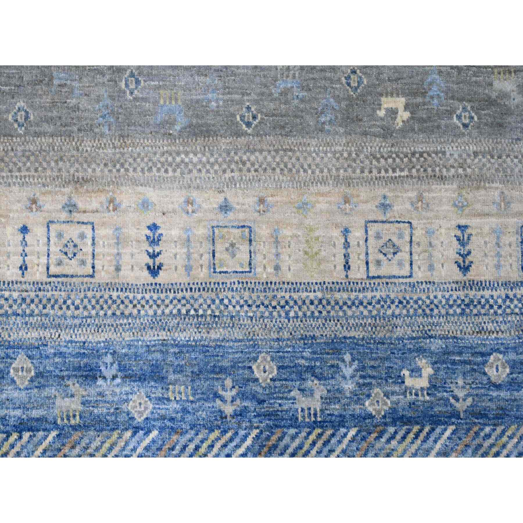 Tribal-Geometric-Hand-Knotted-Rug-104575