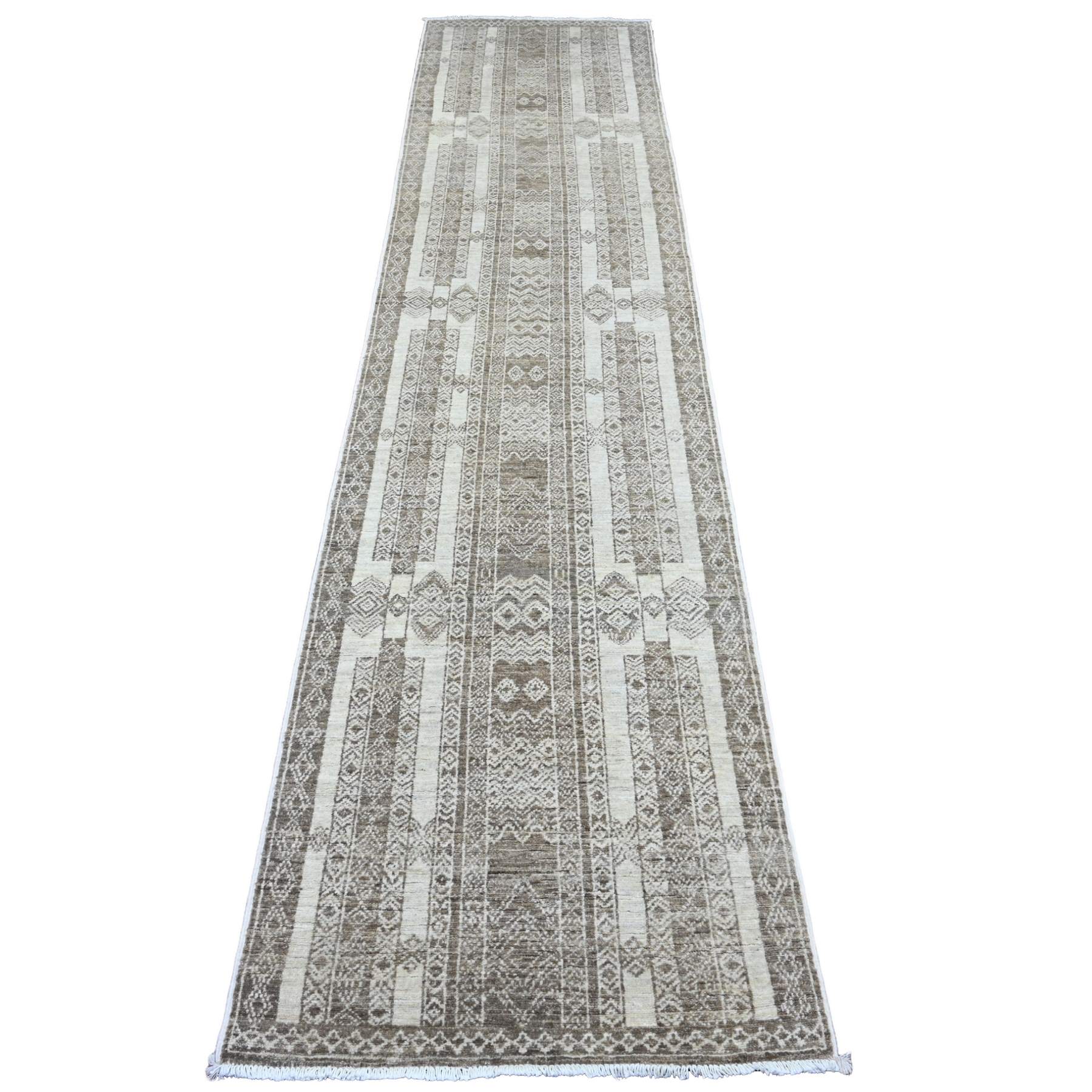 Tribal-Geometric-Hand-Knotted-Rug-104695