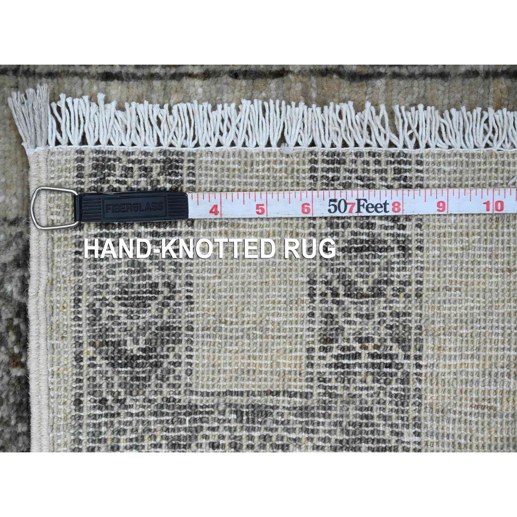 Tribal-Geometric-Hand-Knotted-Rug-104905