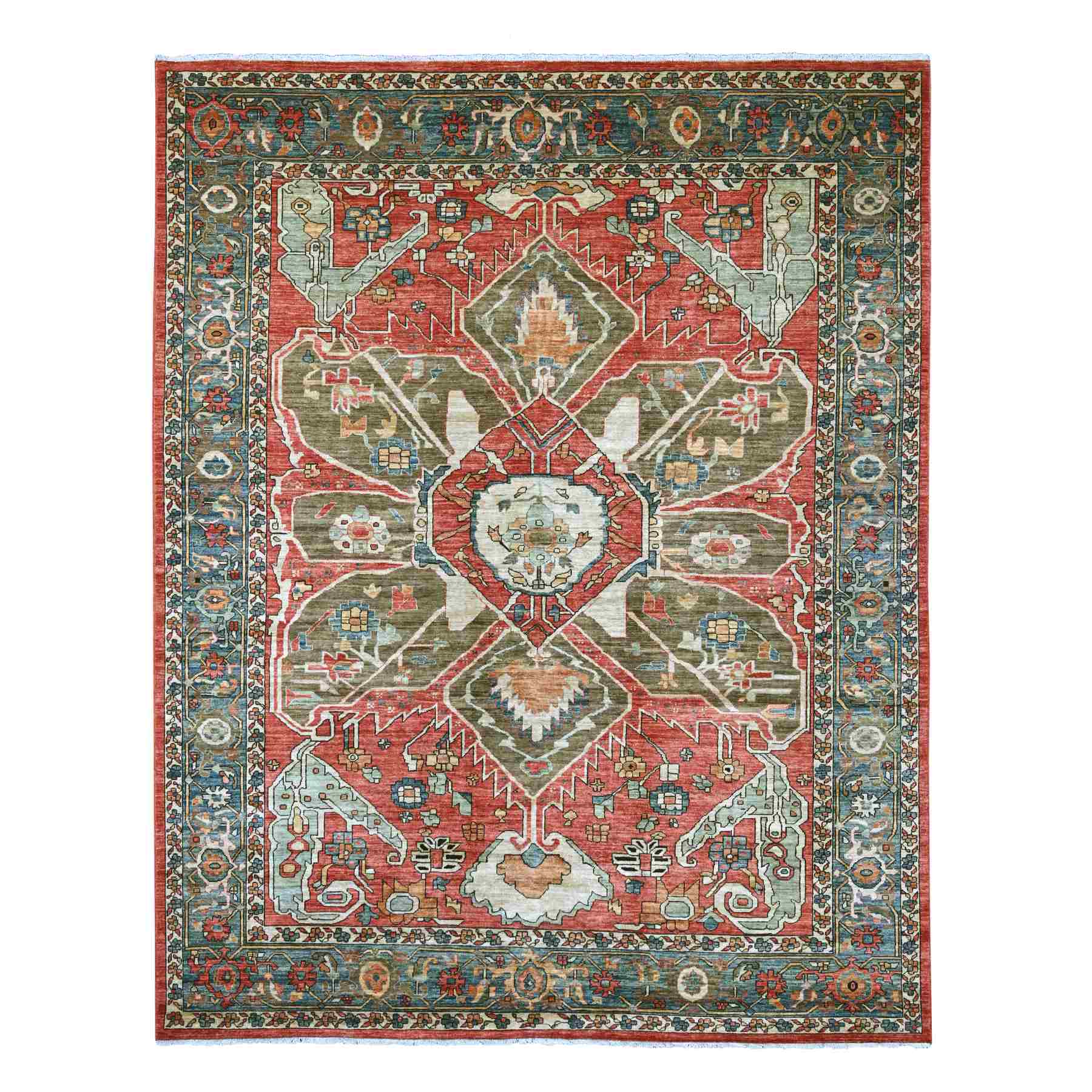 Heriz-Hand-Knotted-Rug-105630