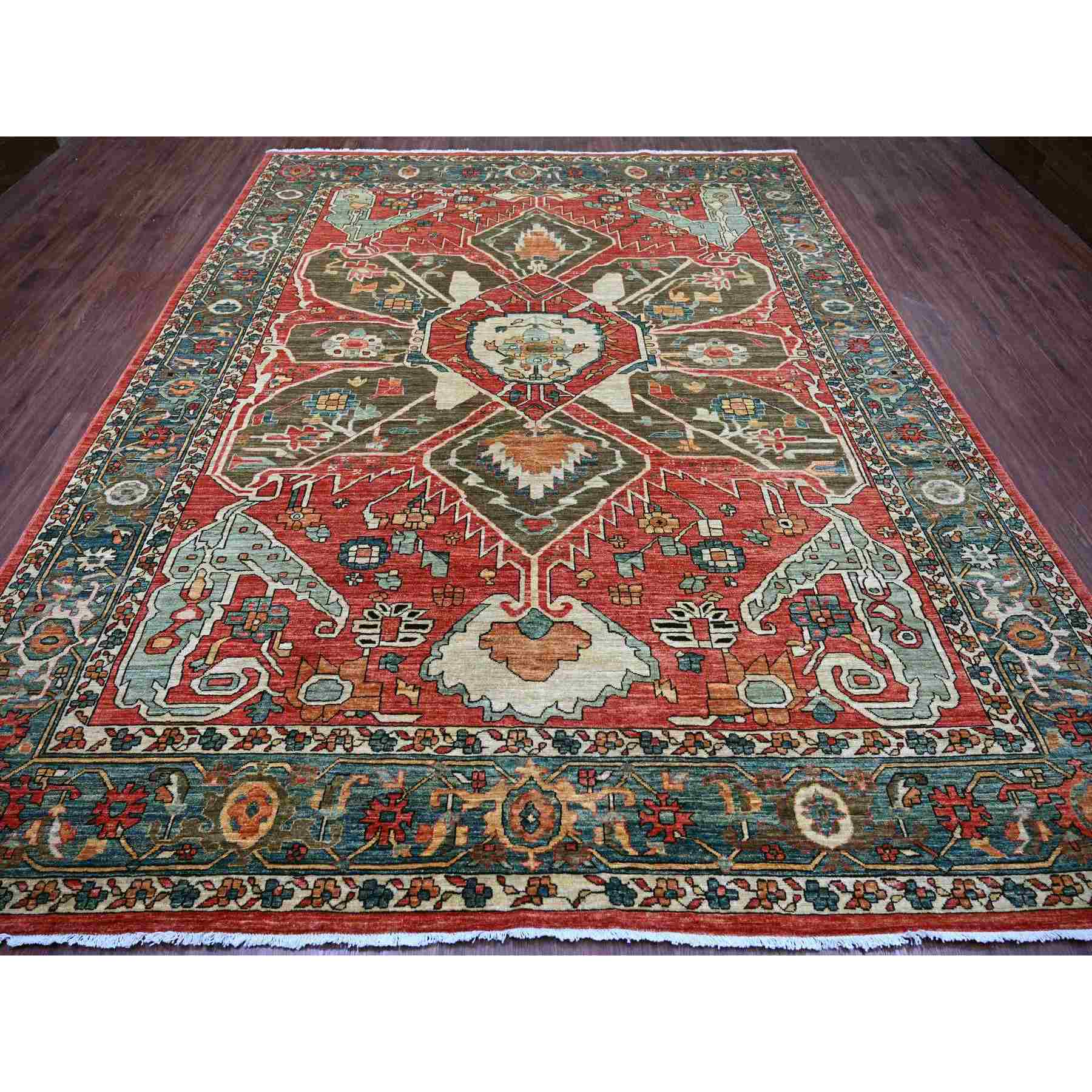 Heriz-Hand-Knotted-Rug-105630