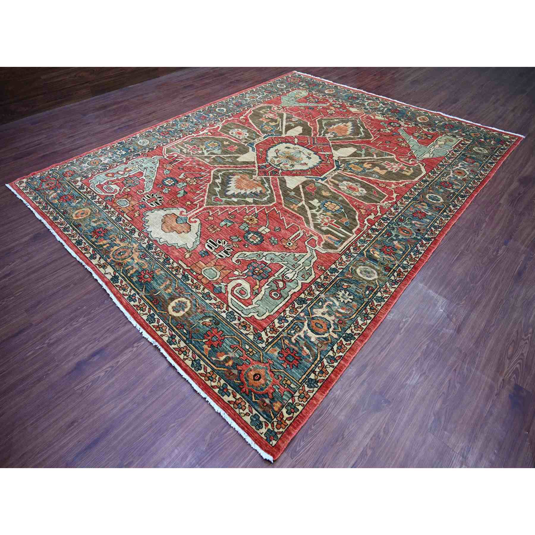 Heriz-Hand-Knotted-Rug-105630