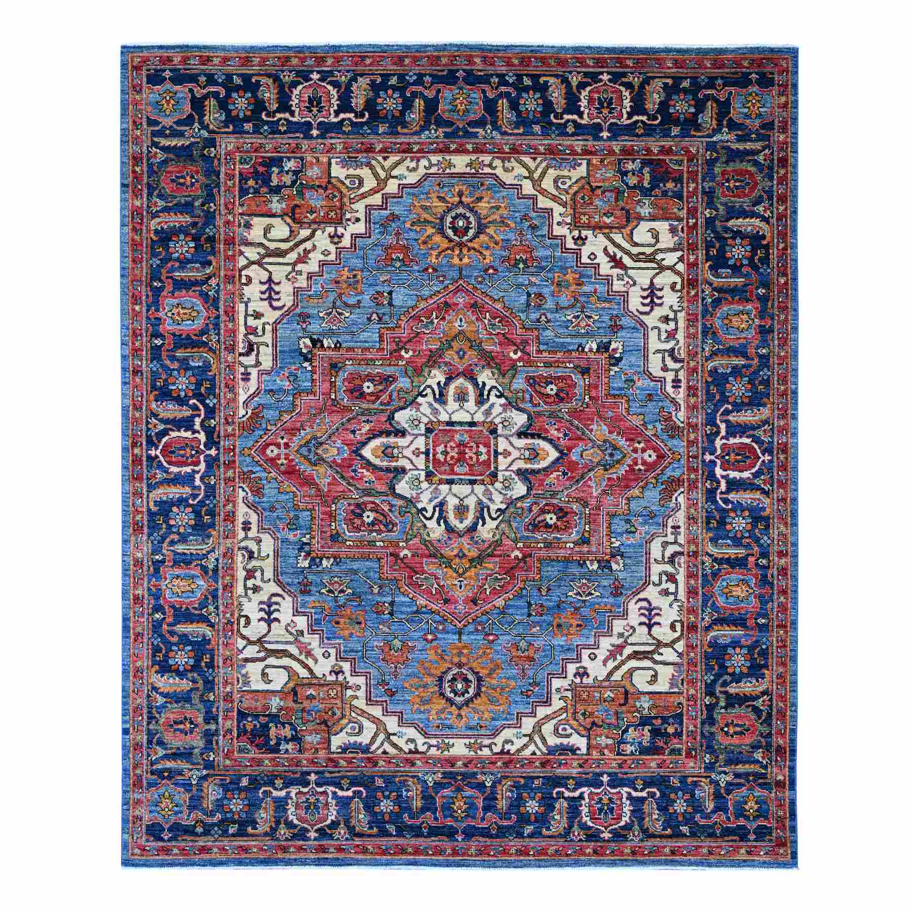 Heriz-Hand-Knotted-Rug-106070