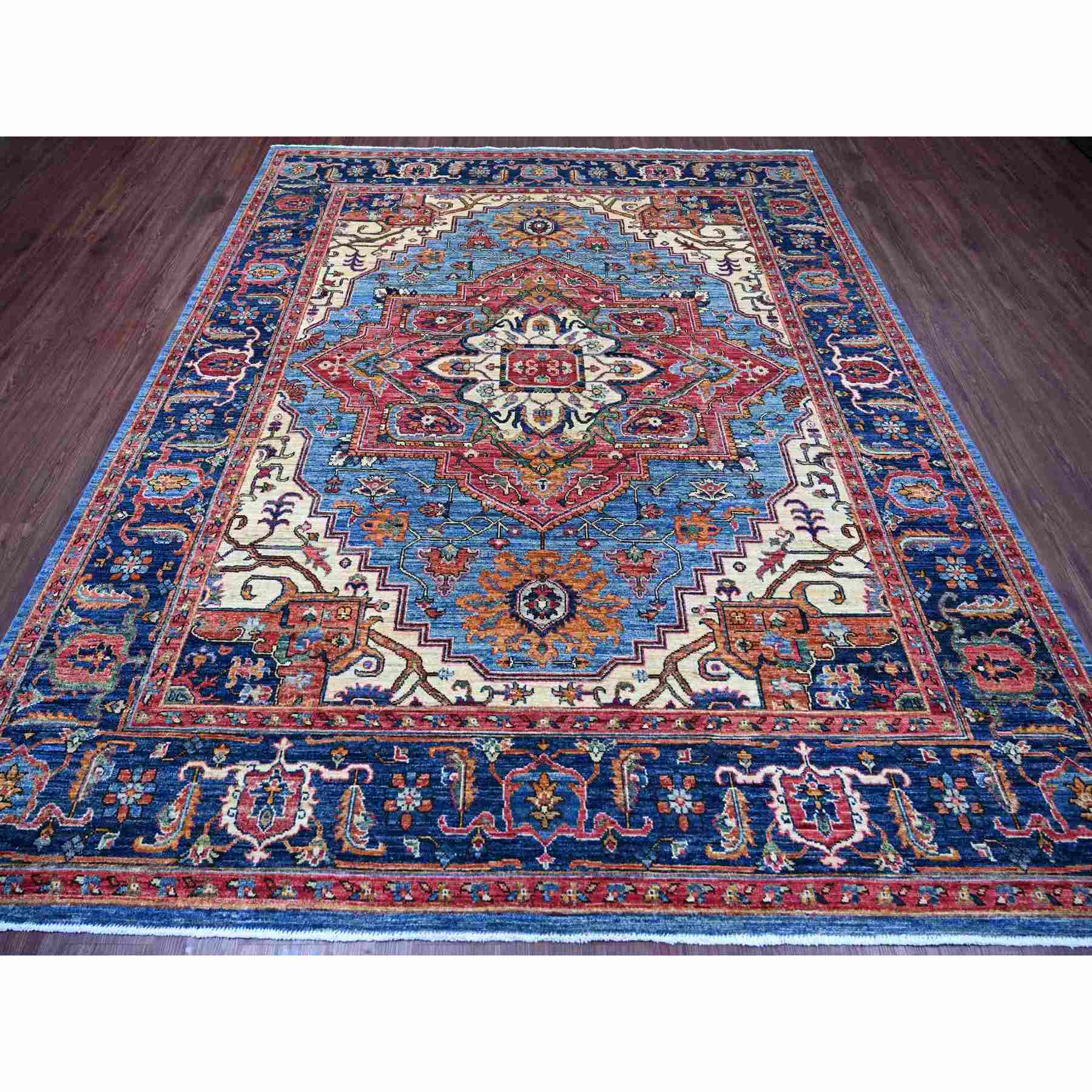 Heriz-Hand-Knotted-Rug-106070