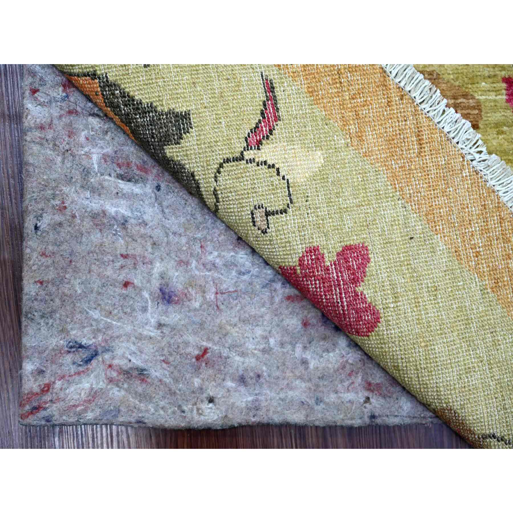Oushak-And-Peshawar-Hand-Knotted-Rug-105220