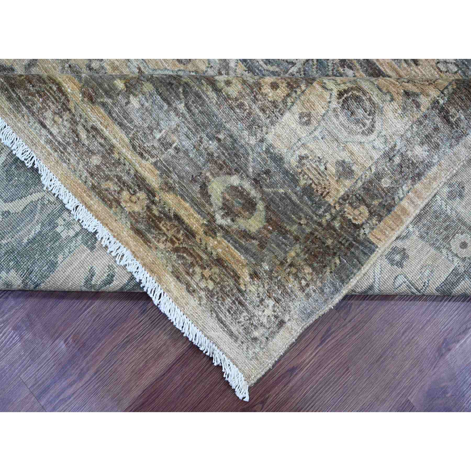 Oushak-And-Peshawar-Hand-Knotted-Rug-105225