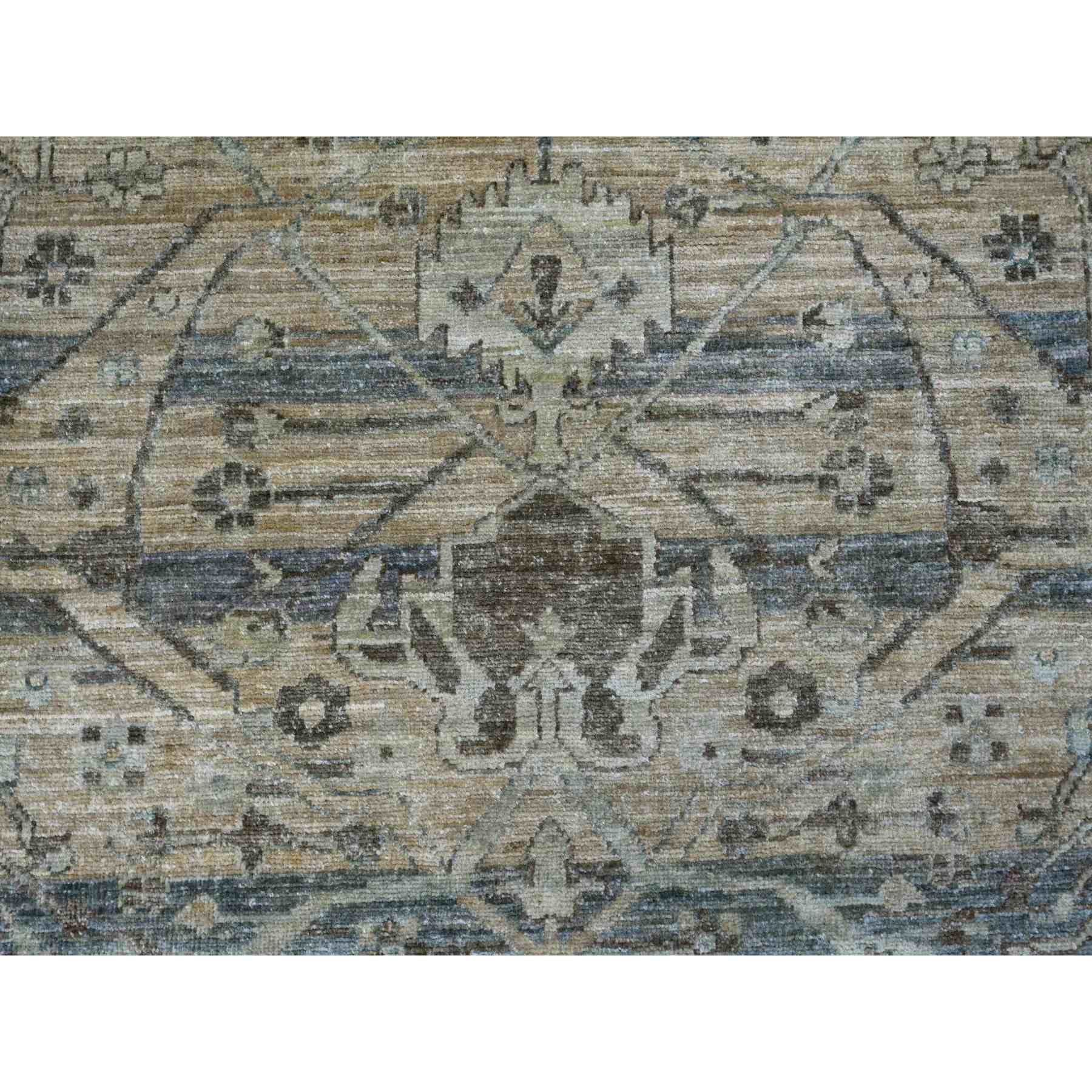 Oushak-And-Peshawar-Hand-Knotted-Rug-105225