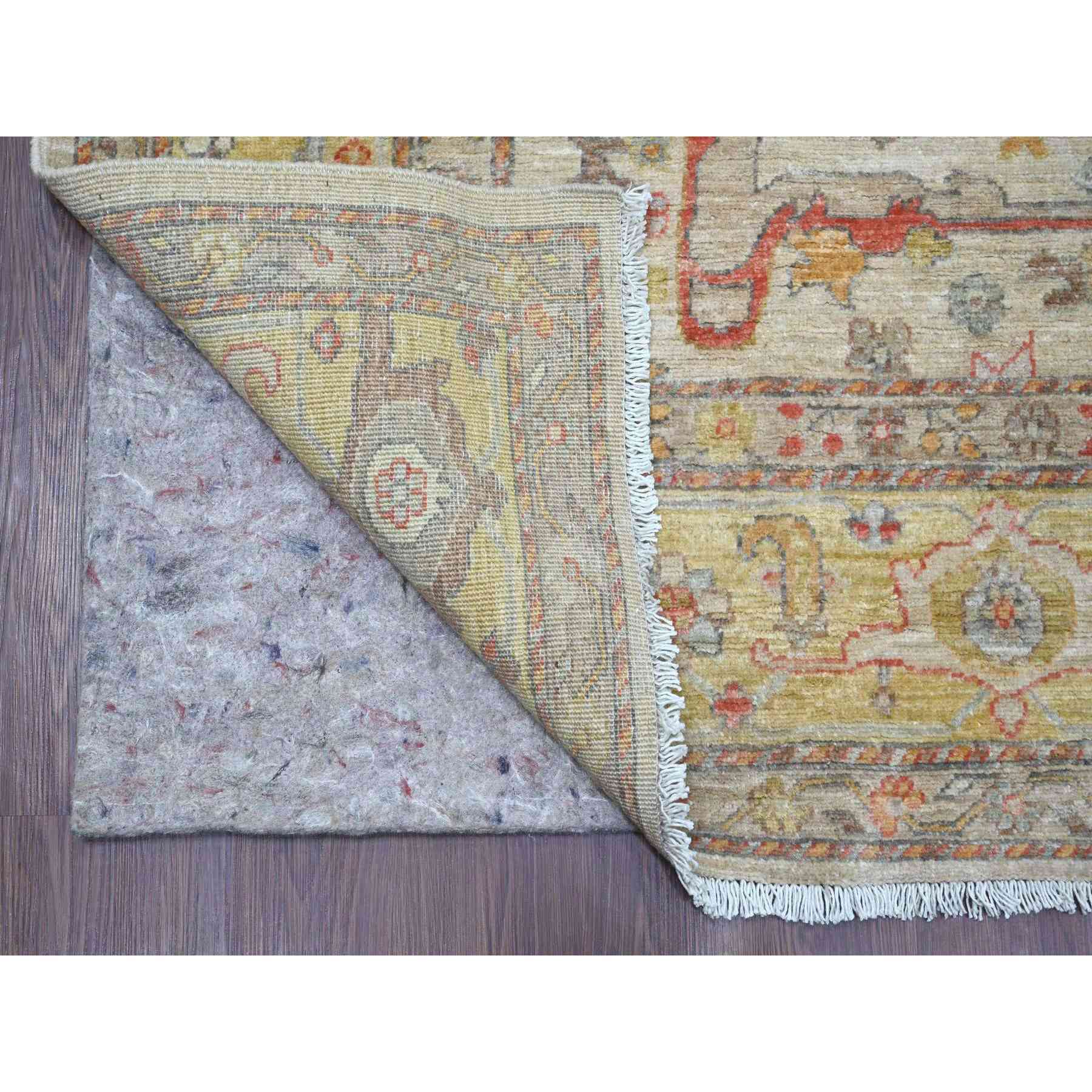 Oushak-And-Peshawar-Hand-Knotted-Rug-105255
