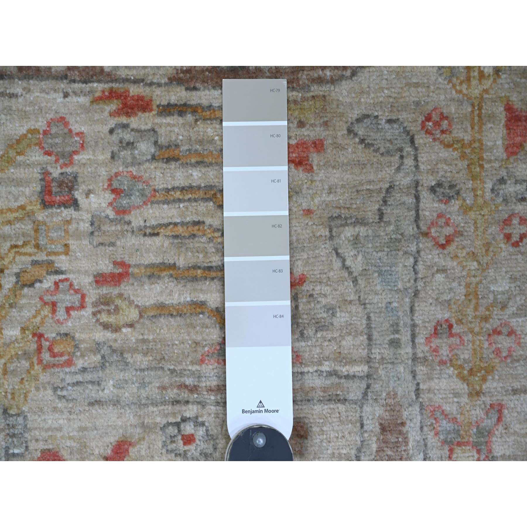 Oushak-And-Peshawar-Hand-Knotted-Rug-105255