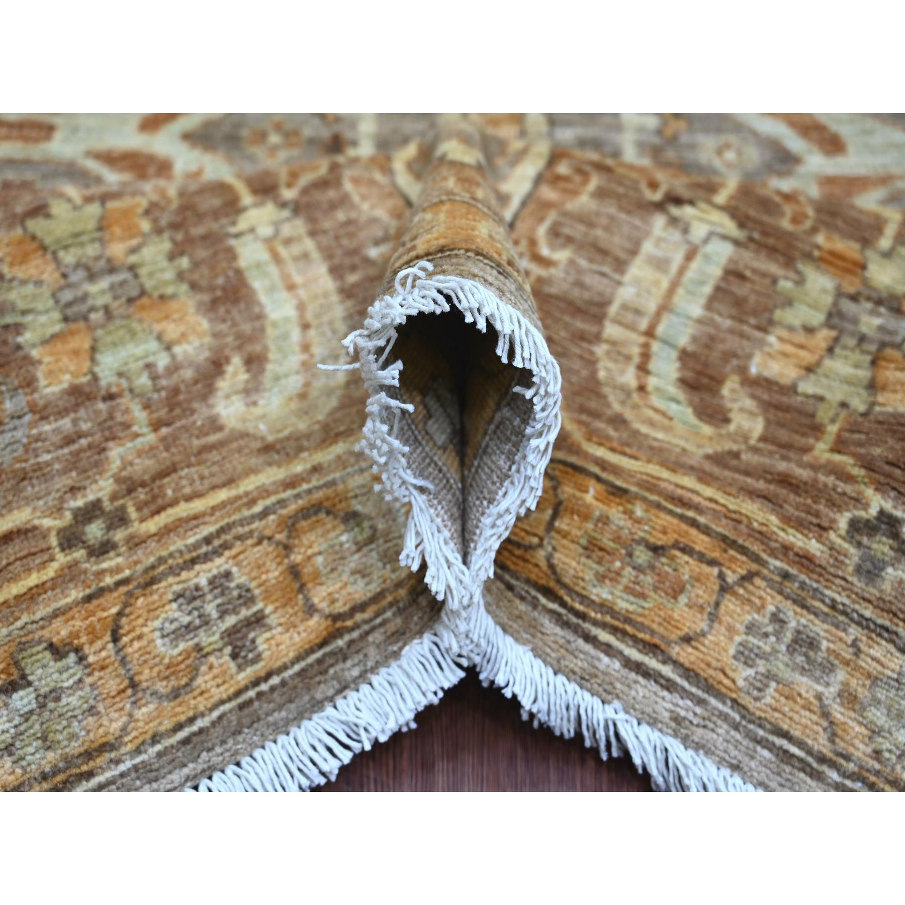 Oushak-And-Peshawar-Hand-Knotted-Rug-105270