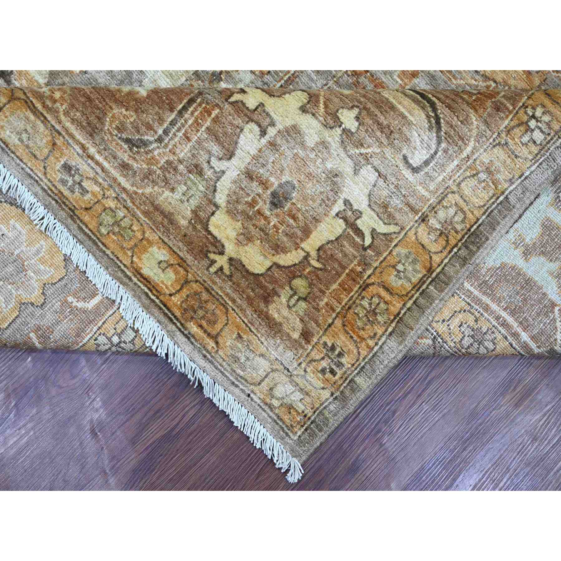 Oushak-And-Peshawar-Hand-Knotted-Rug-105270